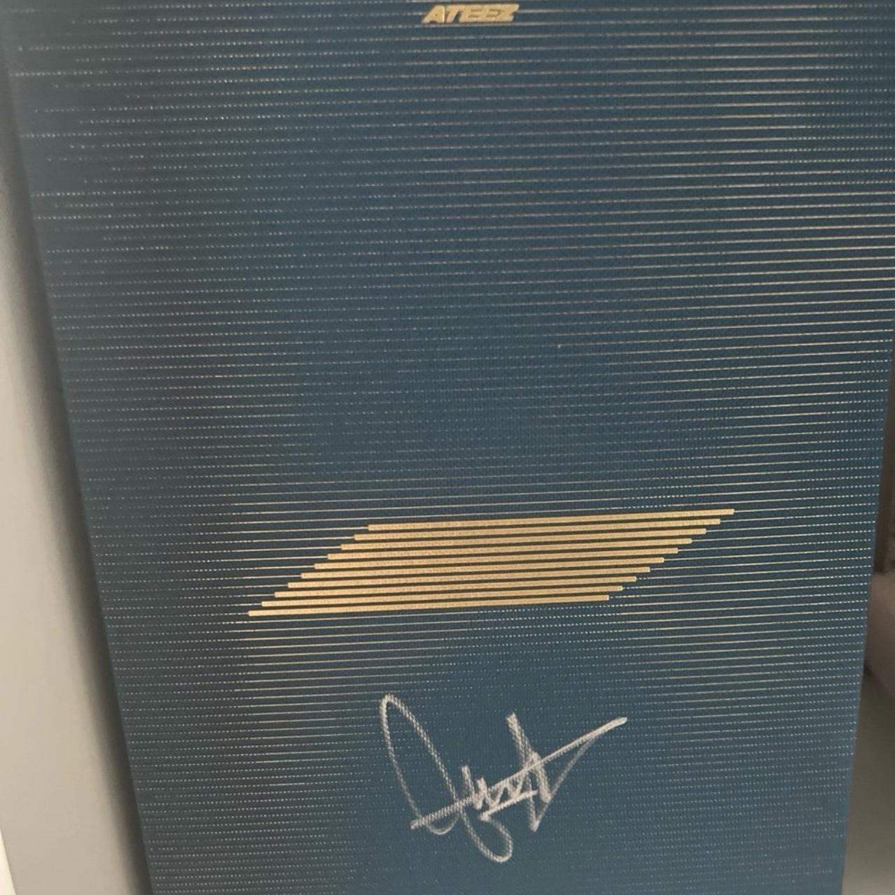 Ateez outlet Jongho Signed Album