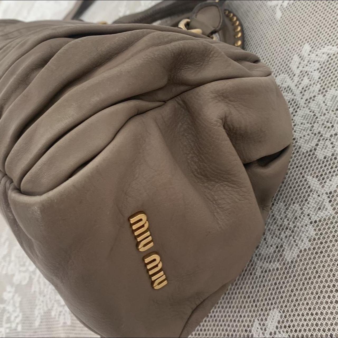 Y2K Indie Sleaze Miu Miu Bag Vintage MiuMiu Brown | Depop Y2K Indie Sleaze Miu Miu Bag Vintage MiuMiu Brown | Depop