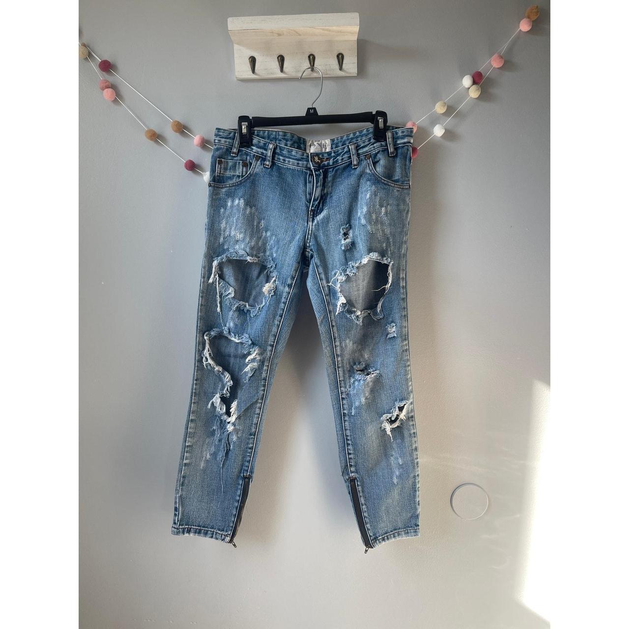 ONE TEASPOON Destroyed Freebirds popular Jeans