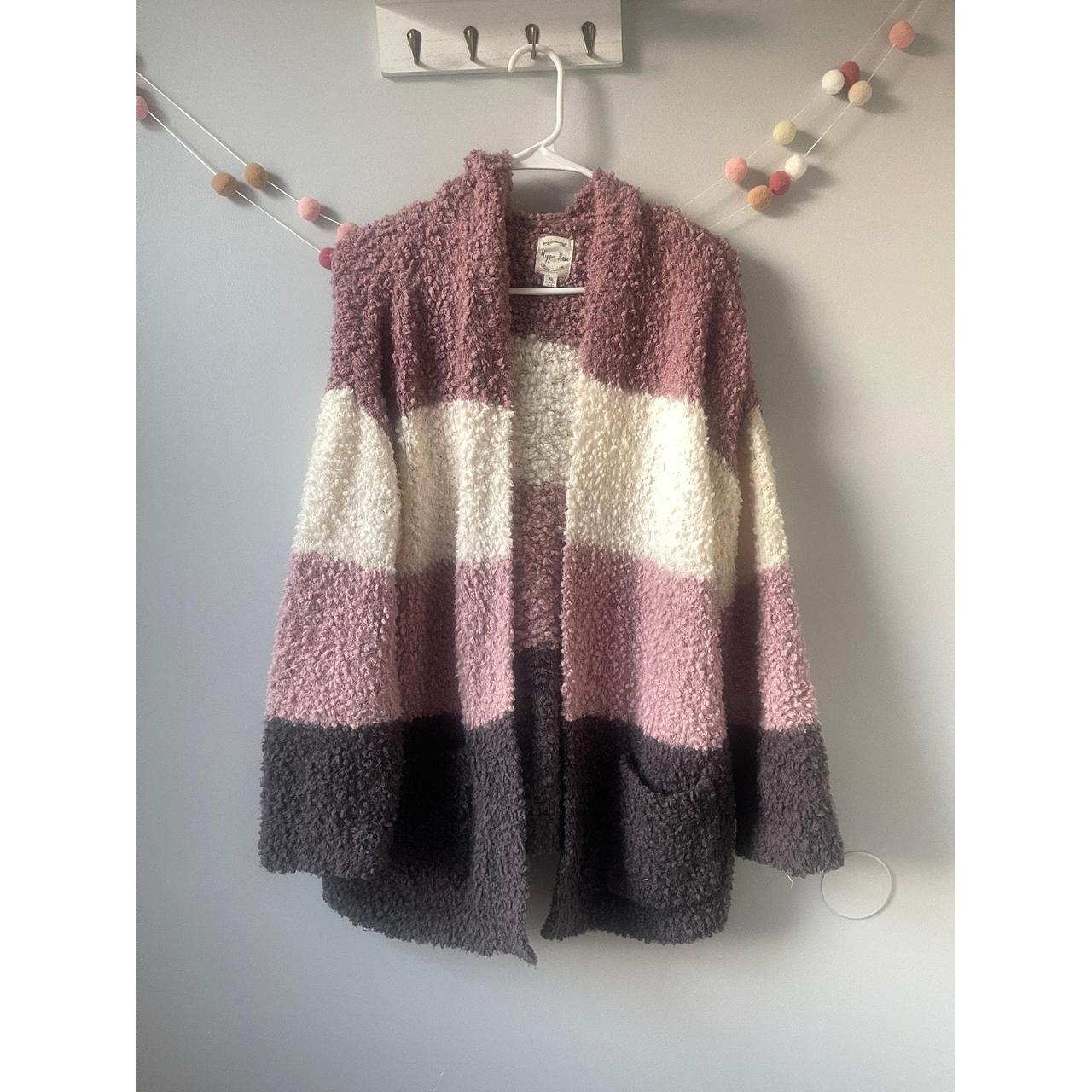 Hippie rose fuzzy sweater hotsell