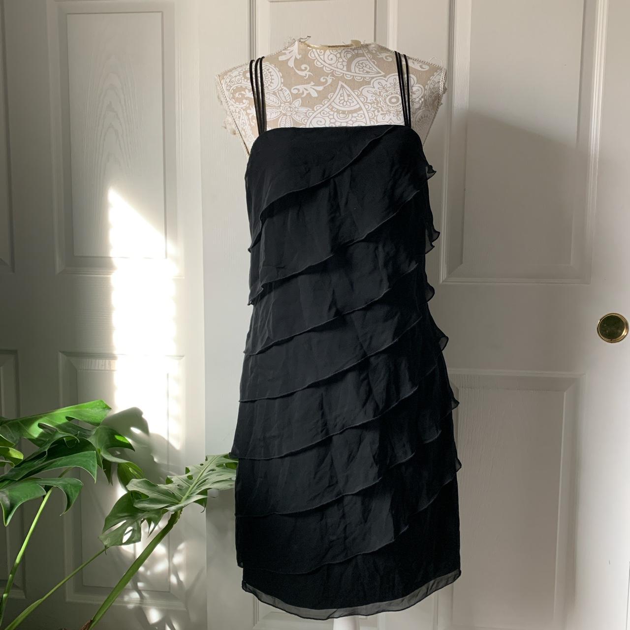 White house black sales market ruffle dress