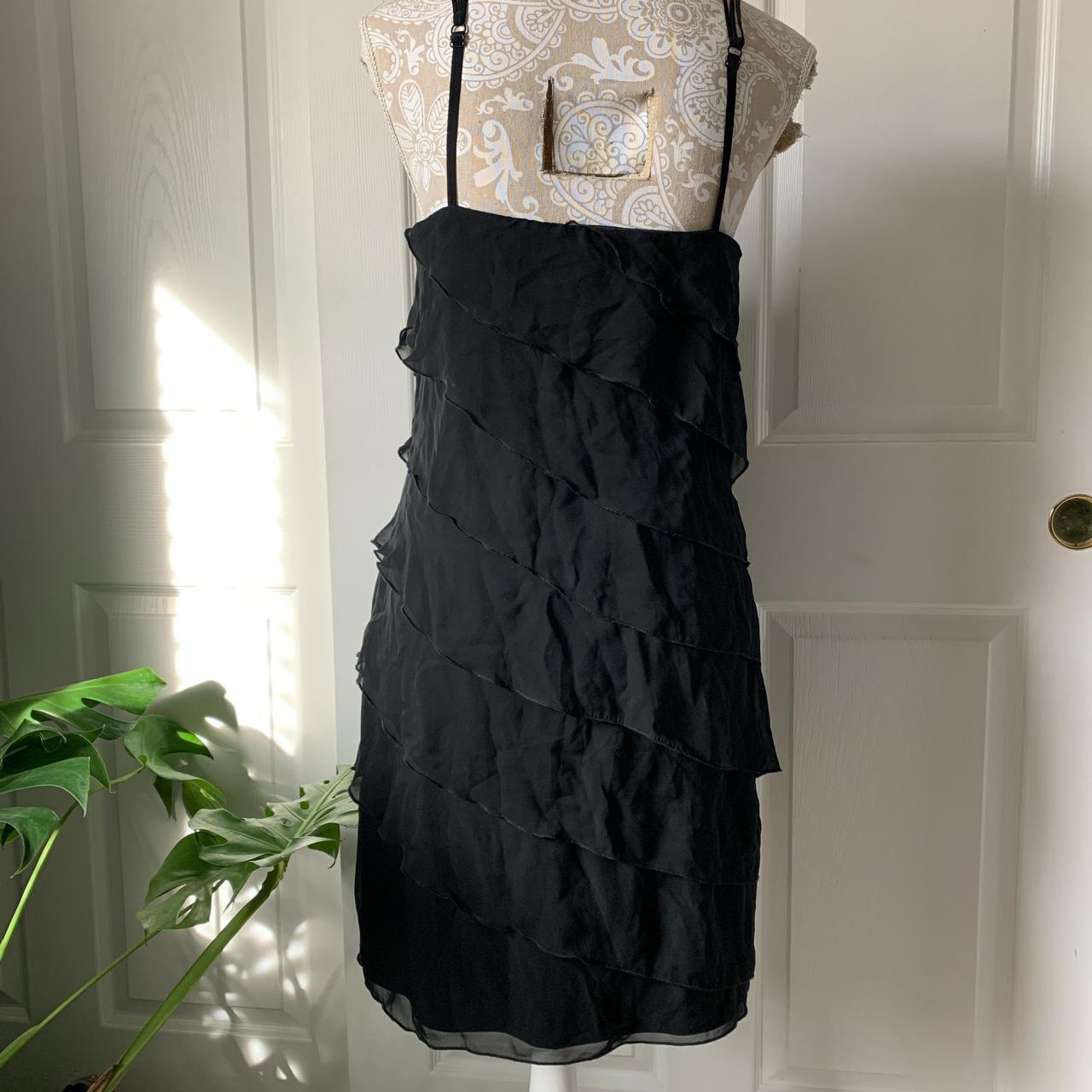 White house black market best sale ruffle dress