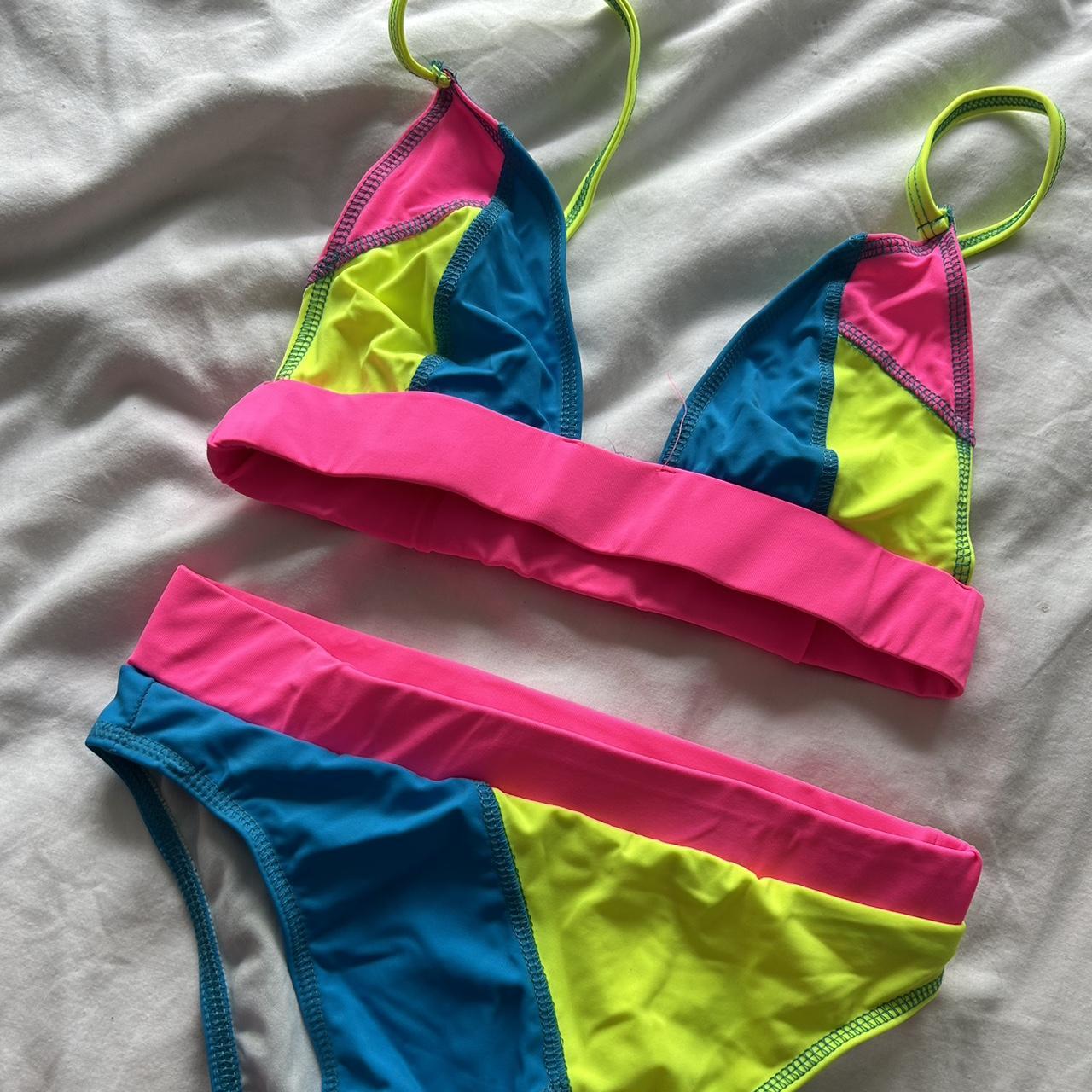 PrettyLittleThing Women's Multi Bikiniandtankinibottoms Depop