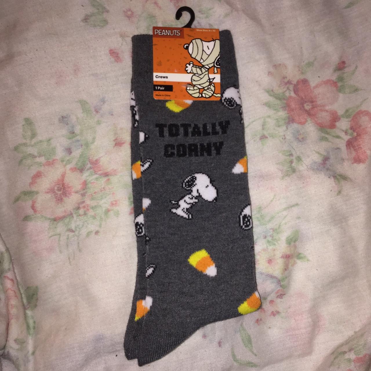 Snoopy Halloween socks BRAND NEW snoopy candy... - Depop