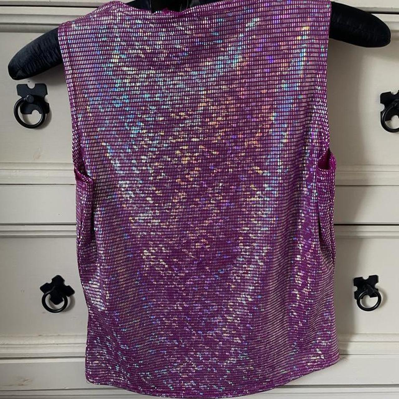 90s Vintage Metallic Shiny Pink Tank Top Brand New Depop 90s Vintage Metallic Shiny Pink Tank Top Brand New Depop