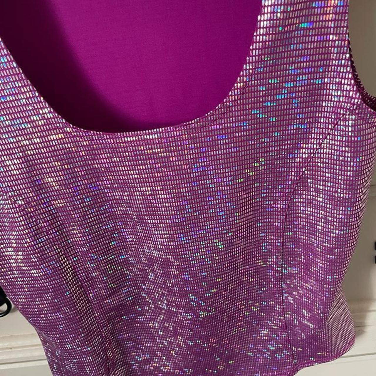 90s Vintage Metallic Shiny Pink Tank Top Brand New Depop 90s Vintage Metallic Shiny Pink Tank Top Brand New Depop