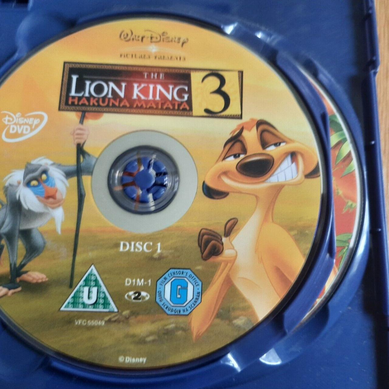 The Lion King 3 Hakuna Matata ~ Dvd ~ Special Depop