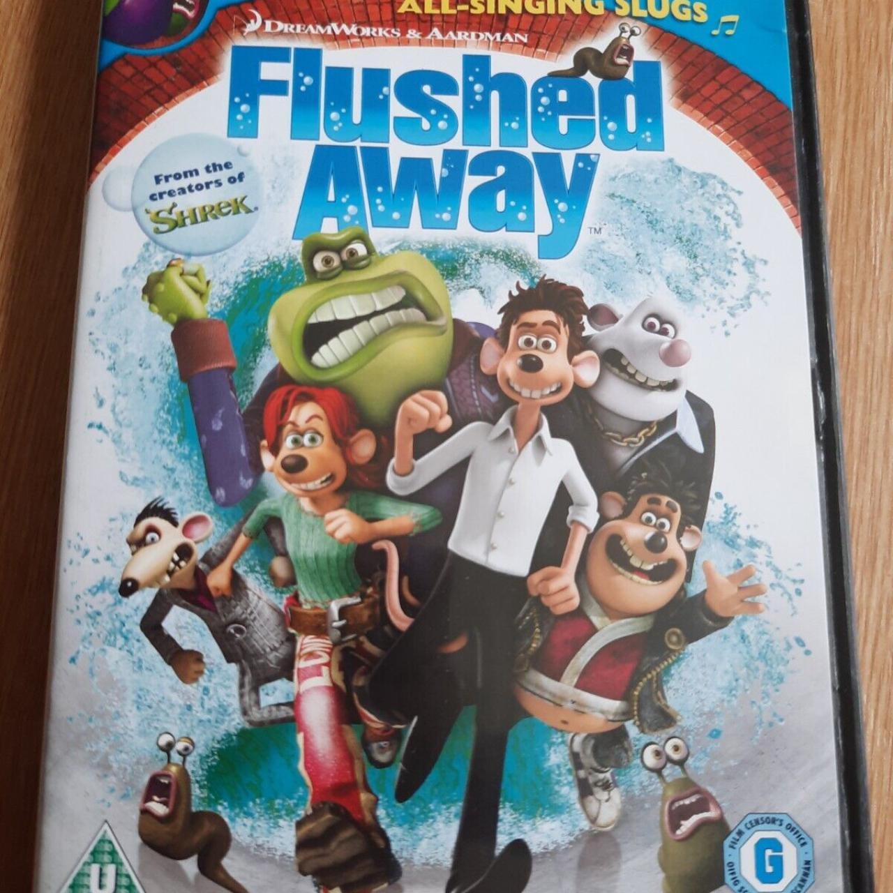 Dreamworks and Aardman ~ Flushed Away ~ DVD ~... - Depop