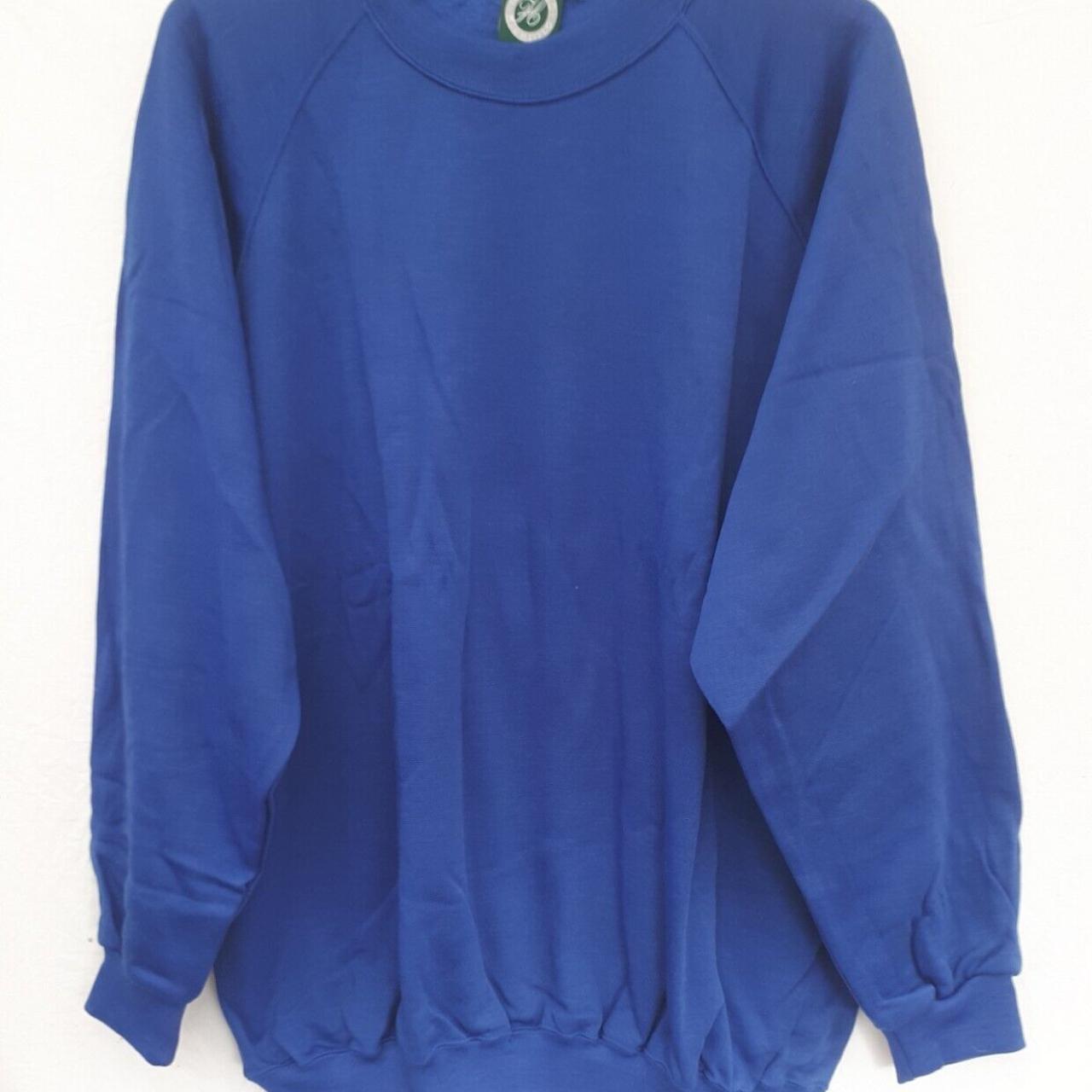 Men's Royal Blue Work Sweatshirt ~ Jumper ~... - Depop