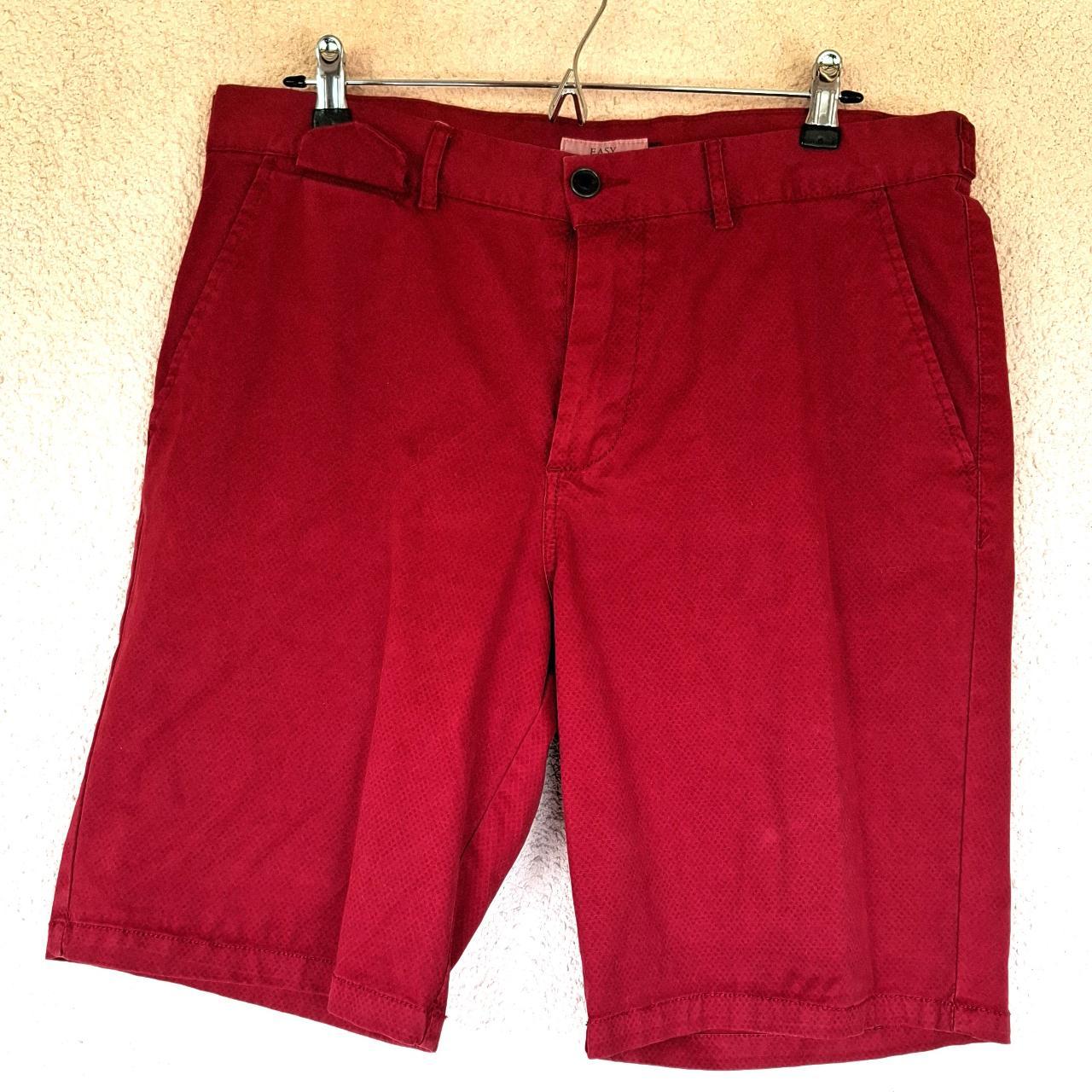 Men's Cargo Shorts ~ Deep Red ~ 34