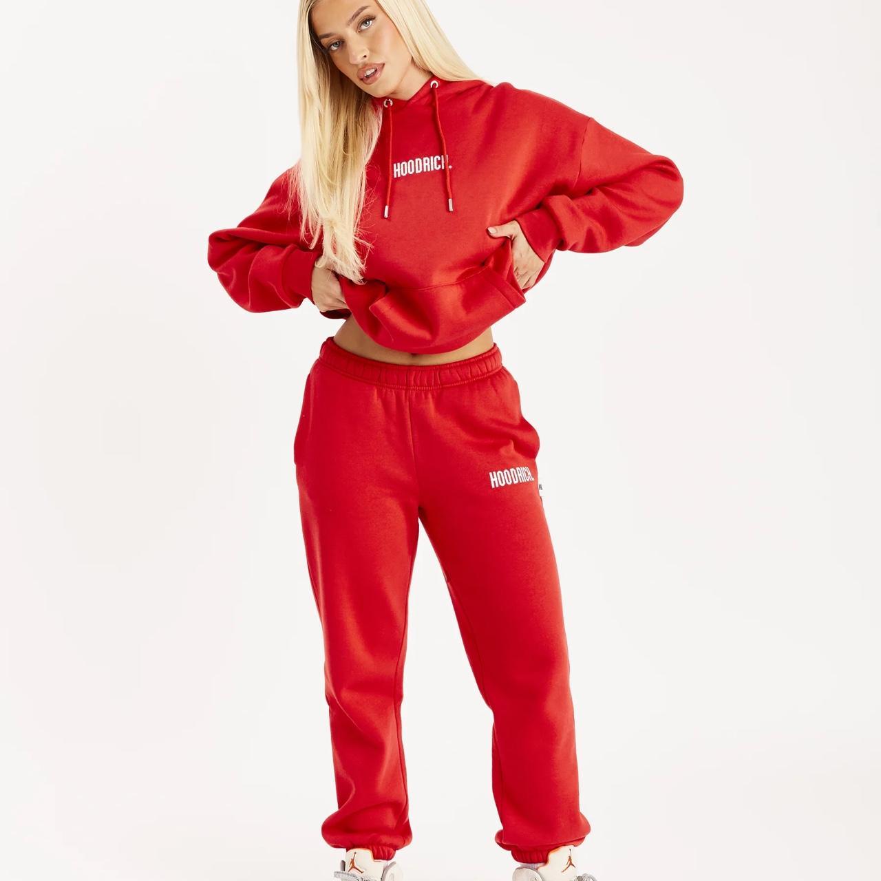 Hoodrich Womens Hoodrich Red Hoodie Red Hoodrich Joggers Size Depop