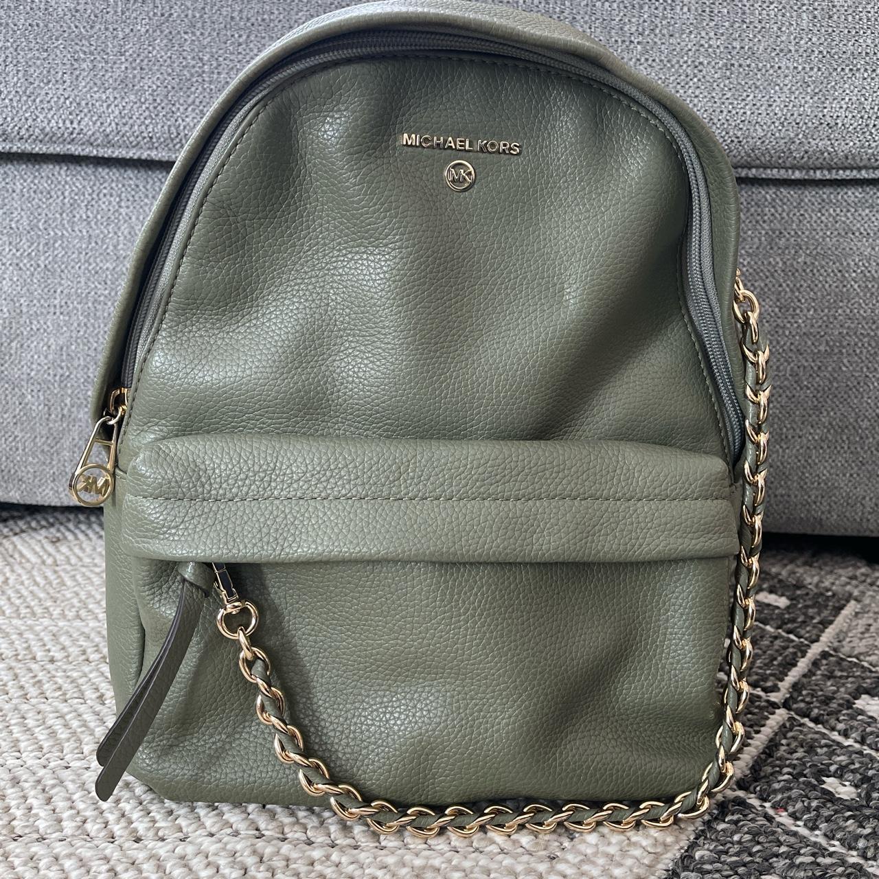 Michael kors best sale army green purse