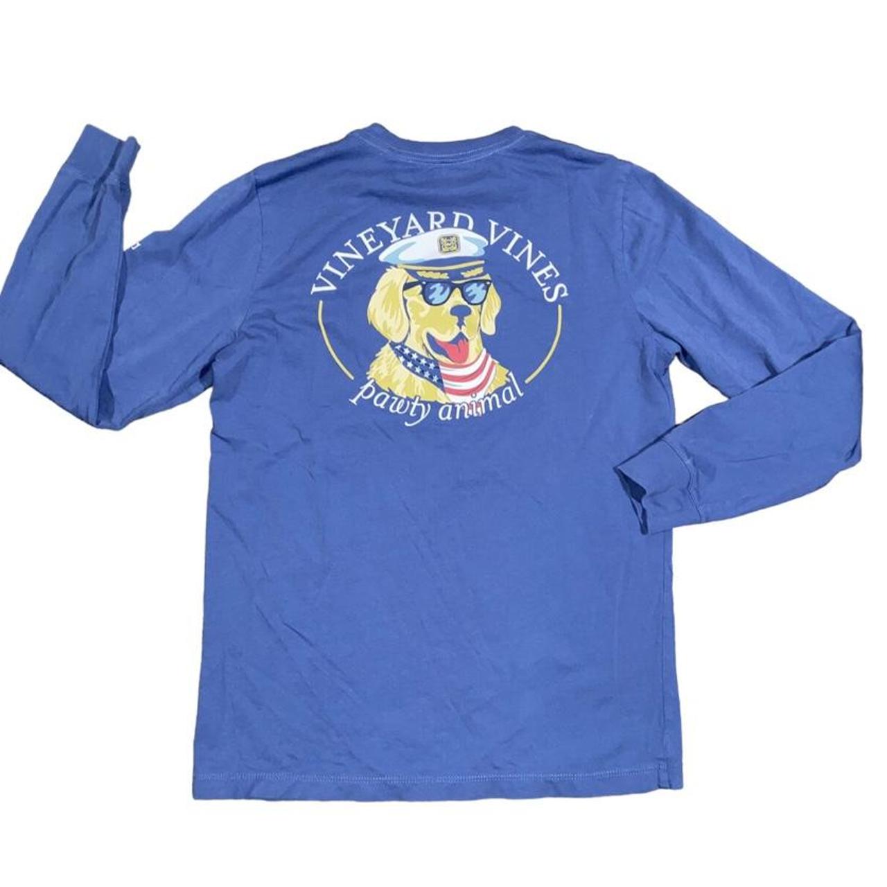 Long sleeves Vineyards Vines Blue Pawty Animal