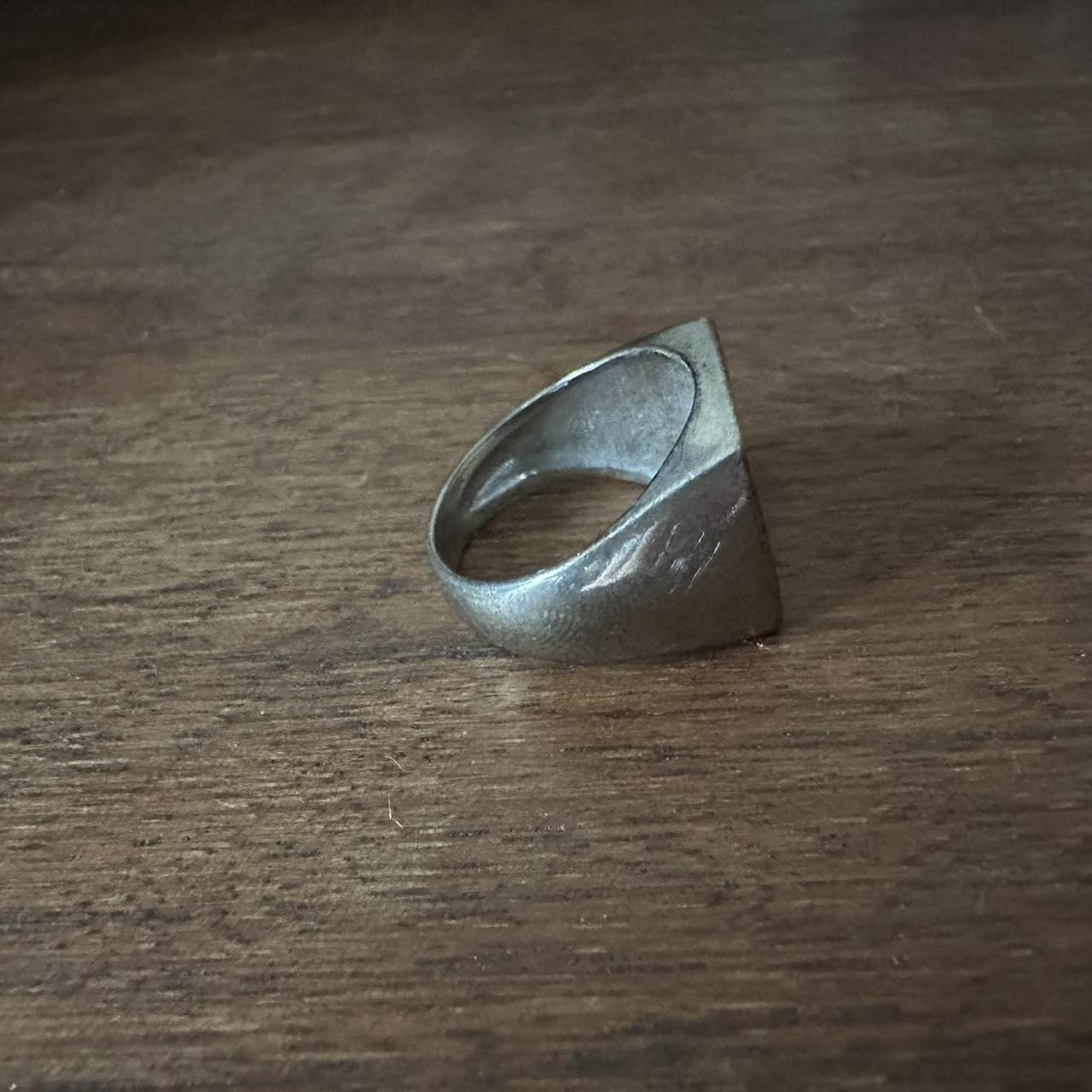 Women's Ring - Silver – S initial silver monogram… - image 3