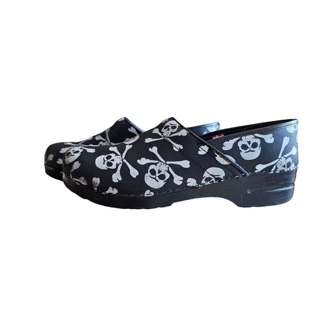 Sanita The Original Dutch Clog Black Skull and. Depop