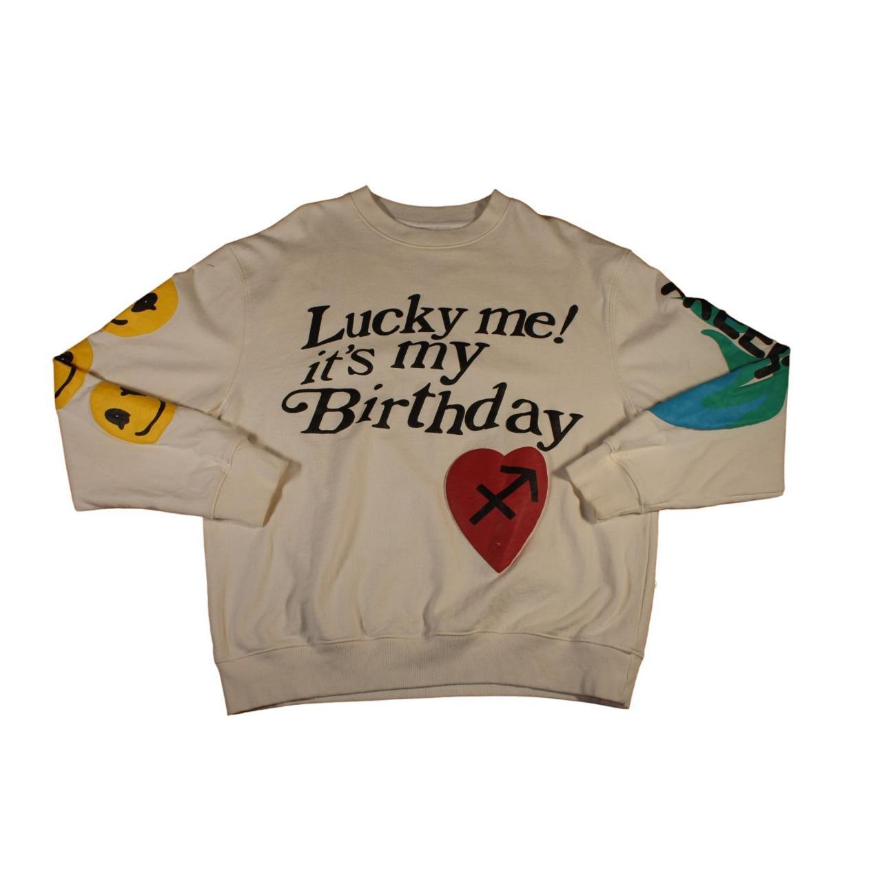 Lucky me its my birthday sweatshirt Clearance