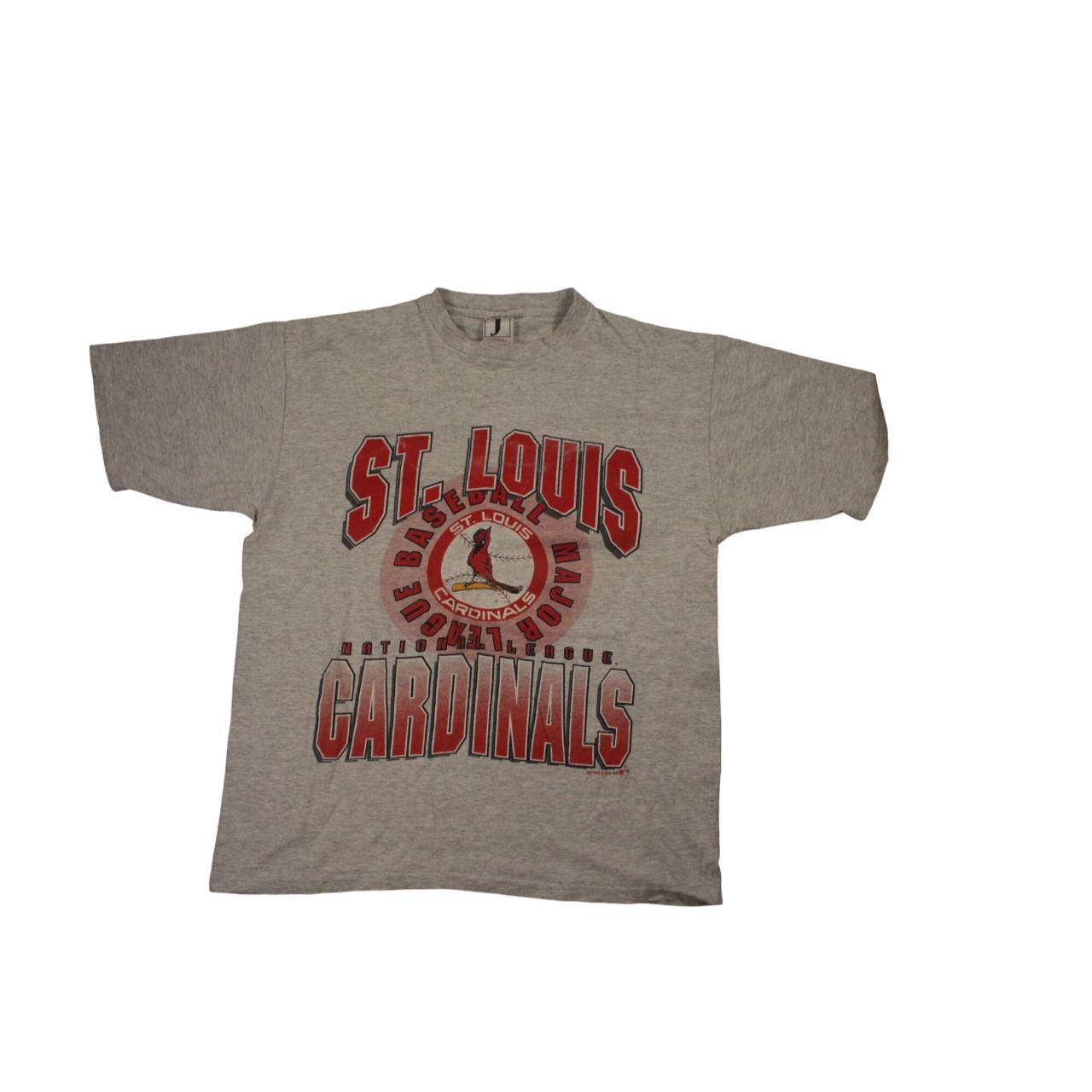 St. Louis Cardinals baseball T-shirt (couple stains - Depop