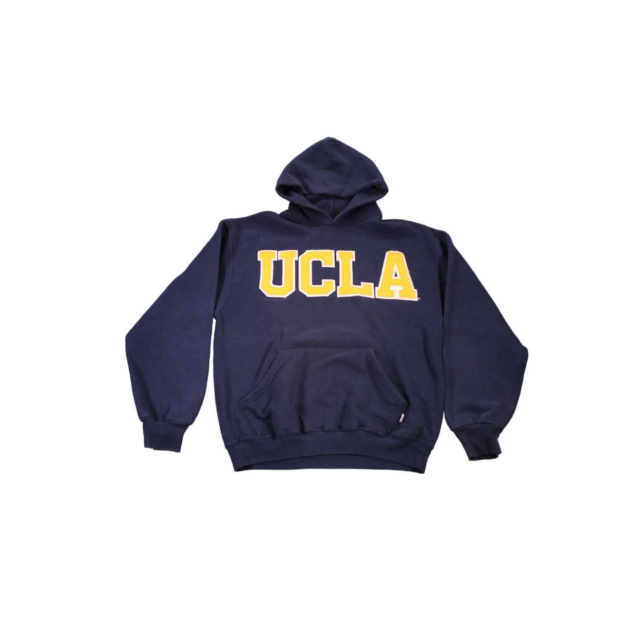 Vintage 90's Russell Athletic UCLA Pullover Hoodie... - Depop