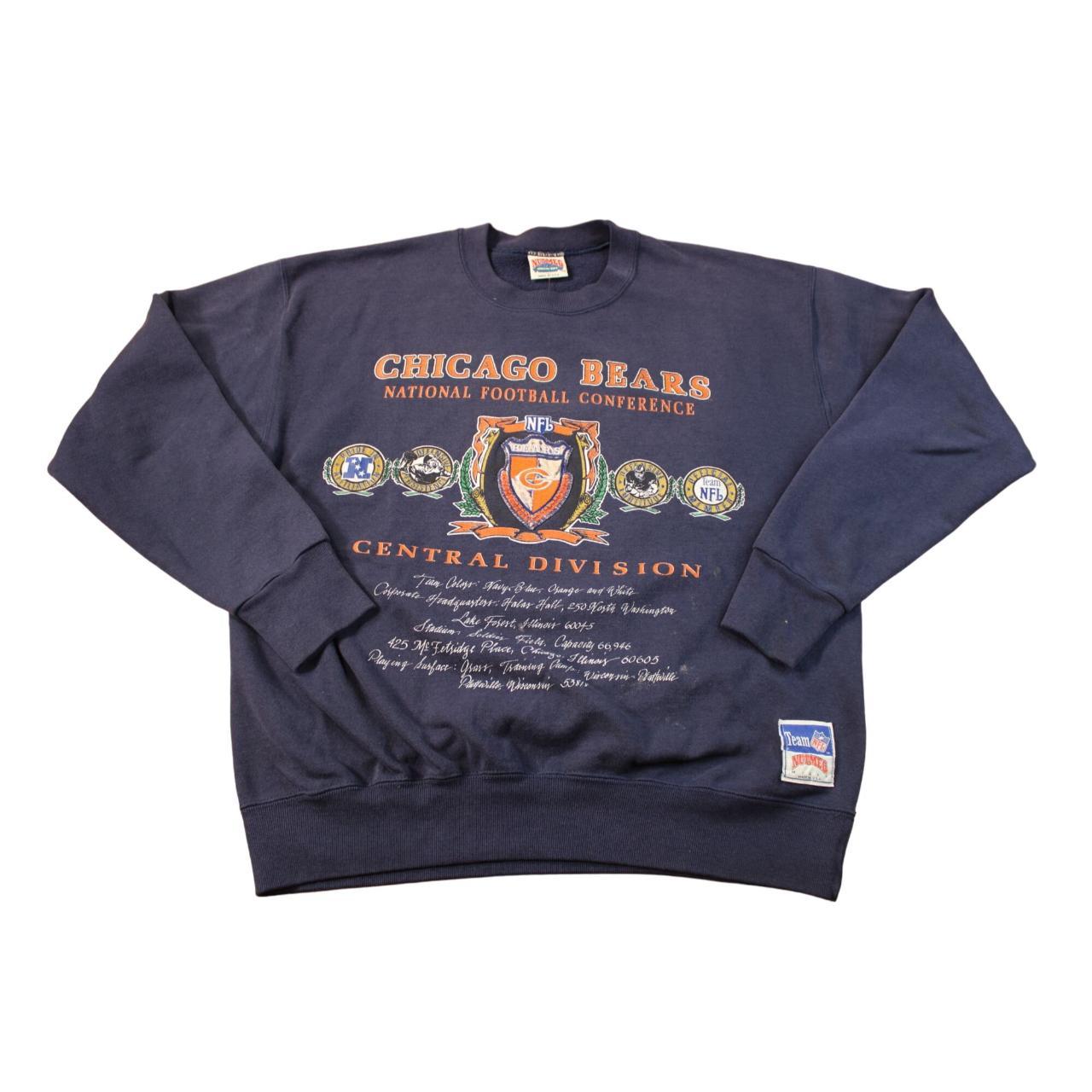 Chicago Bears Sweatshirt 90s Nutmeg Football Sweatshirt 