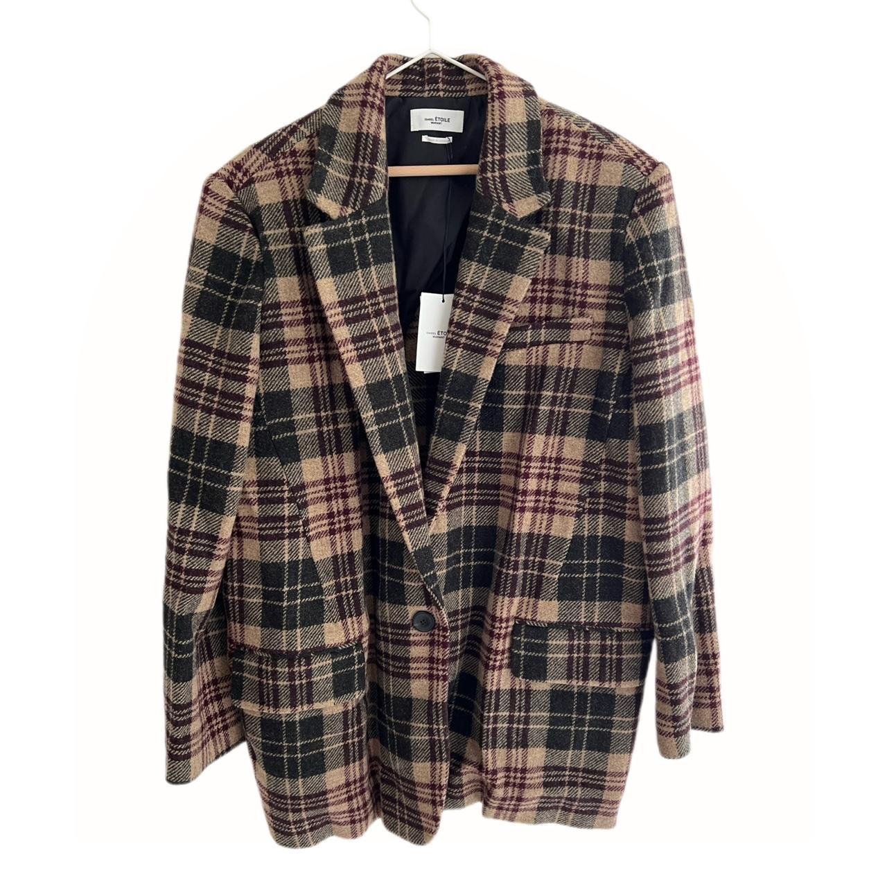 Isabel Marant Étoile, Cikaito Jacket Burgundy, Depop