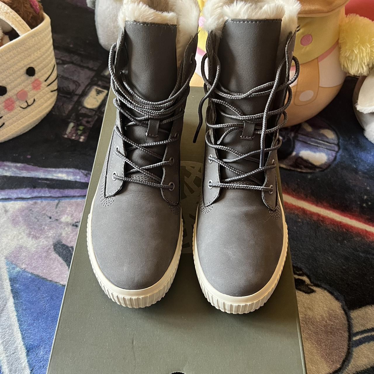 Grey Timberland Fleece Boots Timberland Teddy Fleece Boots Sale On