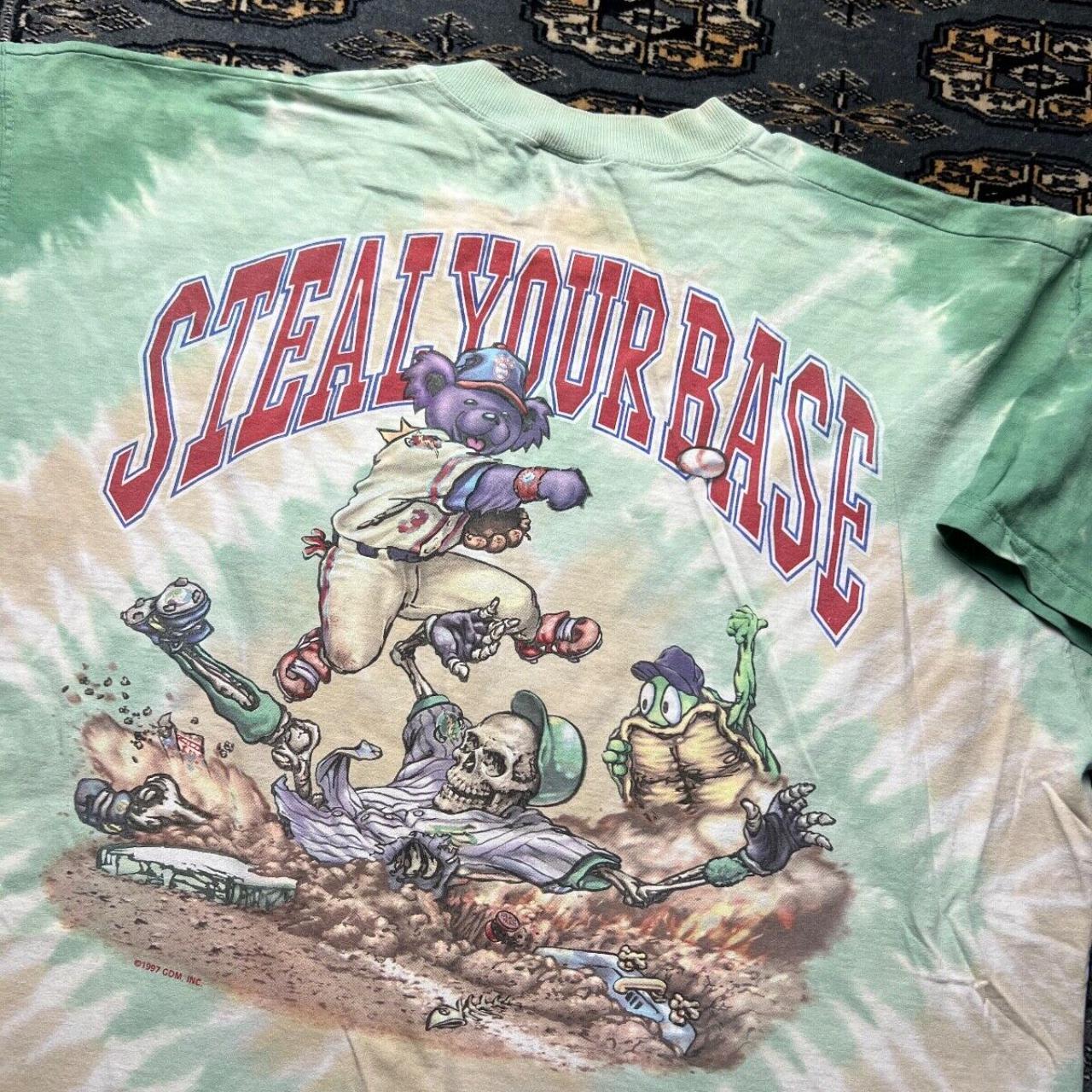 Grateful dead yankees steal your base unisex shirt. - Depop