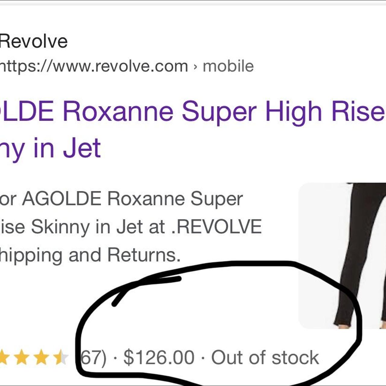 Agolde clearance roxanne jet