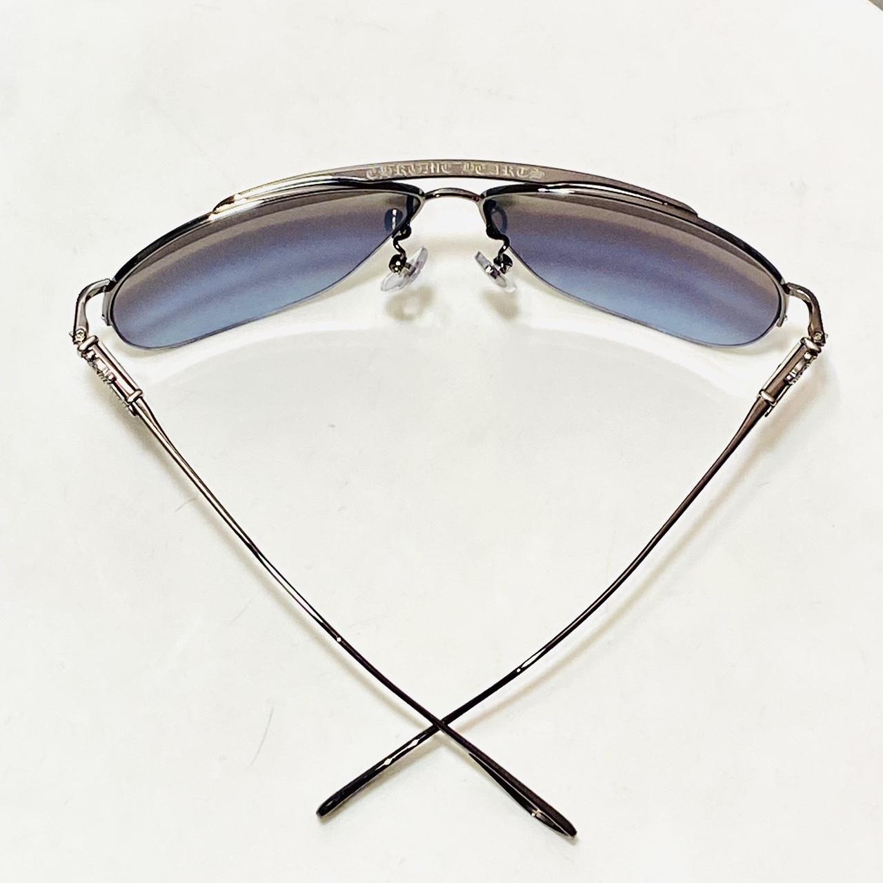 Chrome Hearts Sunglasses Gunmetal Silver Frames High | Depop Chrome Hearts Sunglasses Gunmetal Silver Frames High | Depop