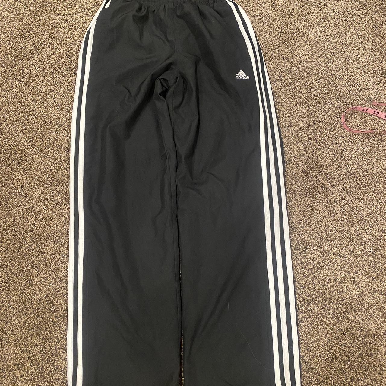 Vintage adidas track pants windbreaker feel Fits... - Depop