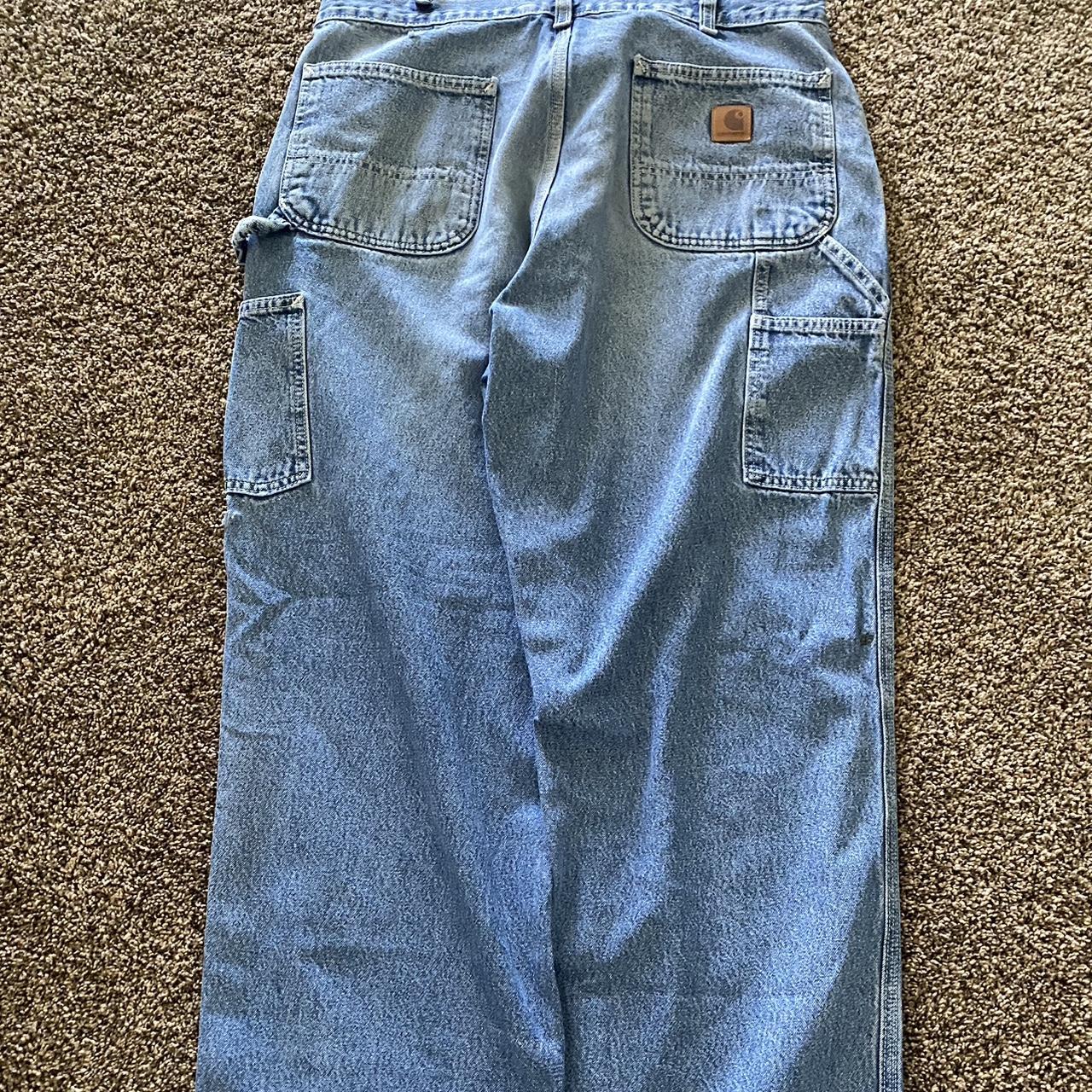 Jean Carhartt pants Amazing look and fit 36 by 32 - Depop