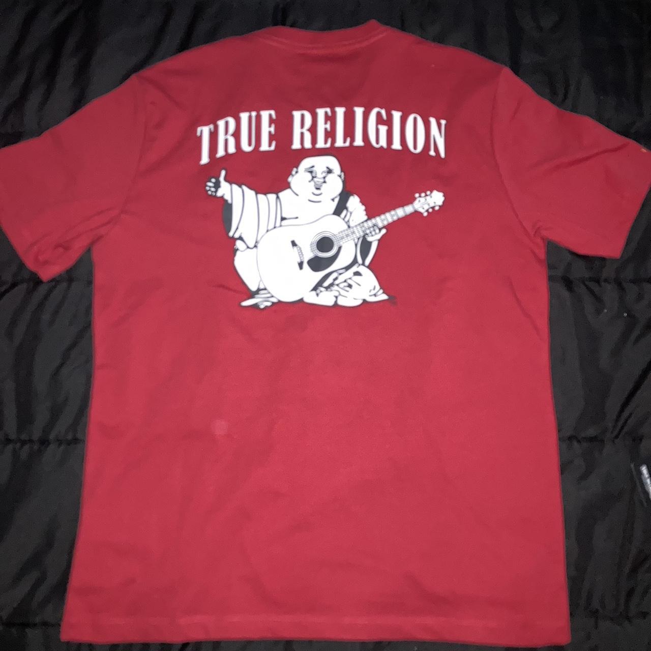 Red True Religion Shirt Depop