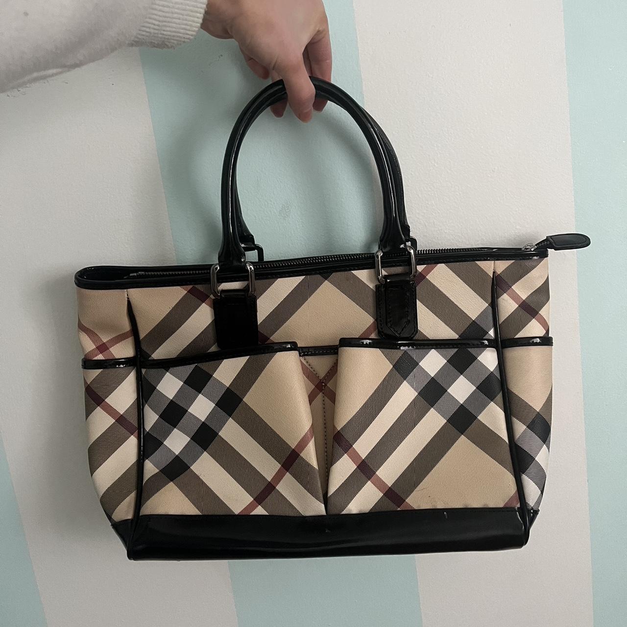 Burberry bag Generally worn no stains Amazing... - Depop