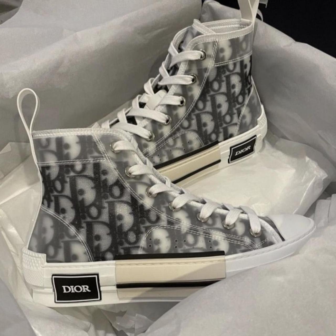 dior converse, they are authentic. i ordered the... - Depop