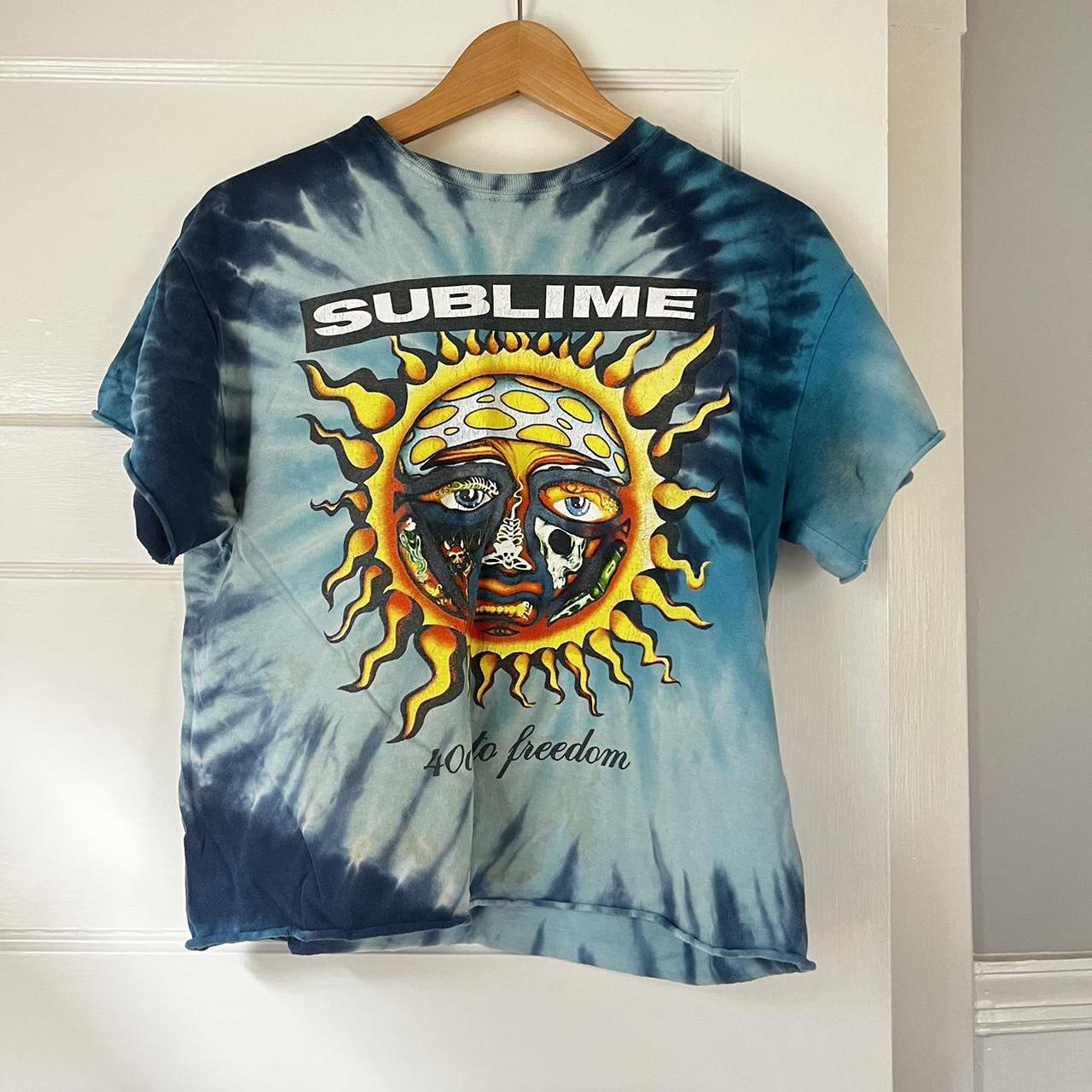 Vintage Sublime Tie Dye Graphic Tee, Amazing bright...