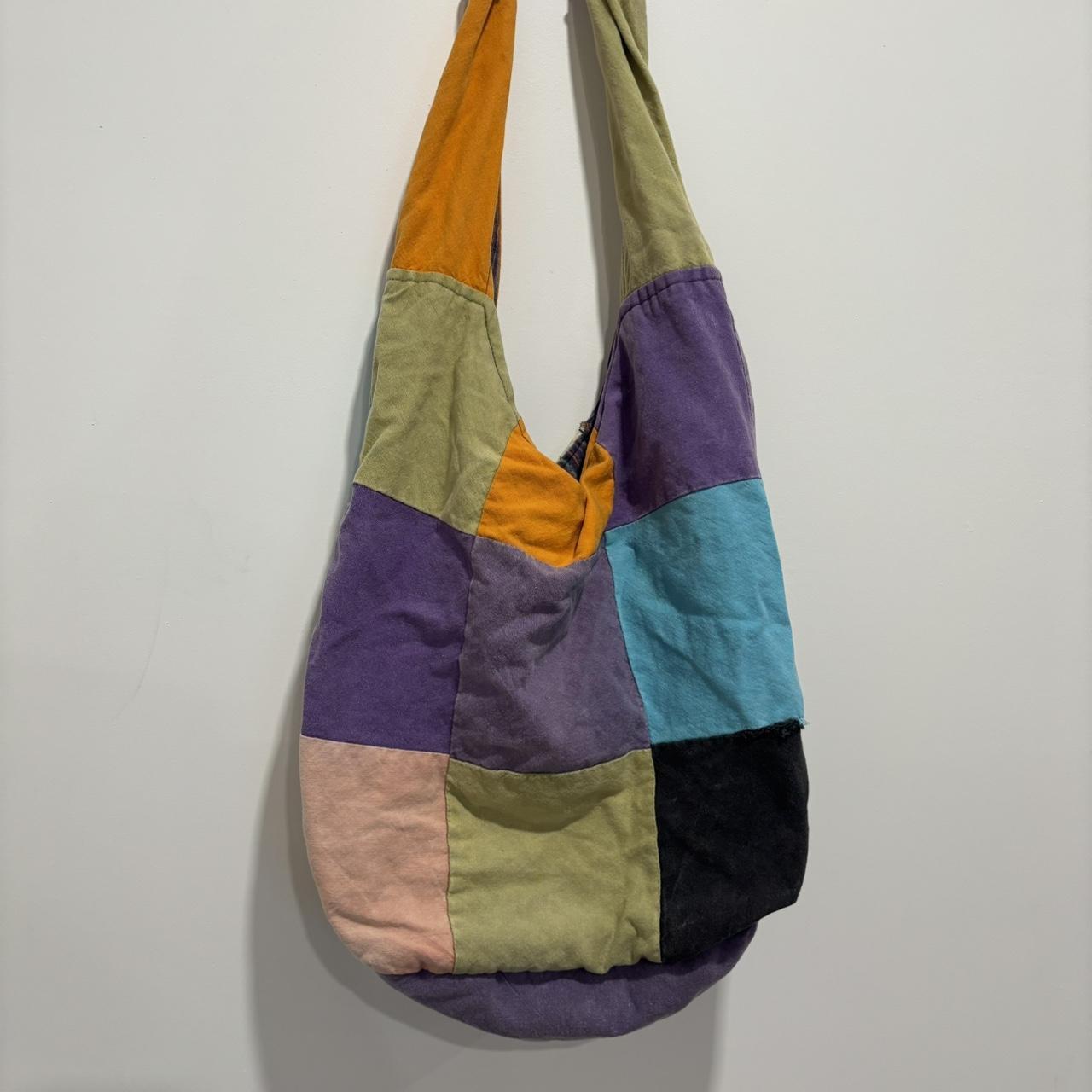 Women's Bag - Multi – Multicoloured patchwork pea… - image 2