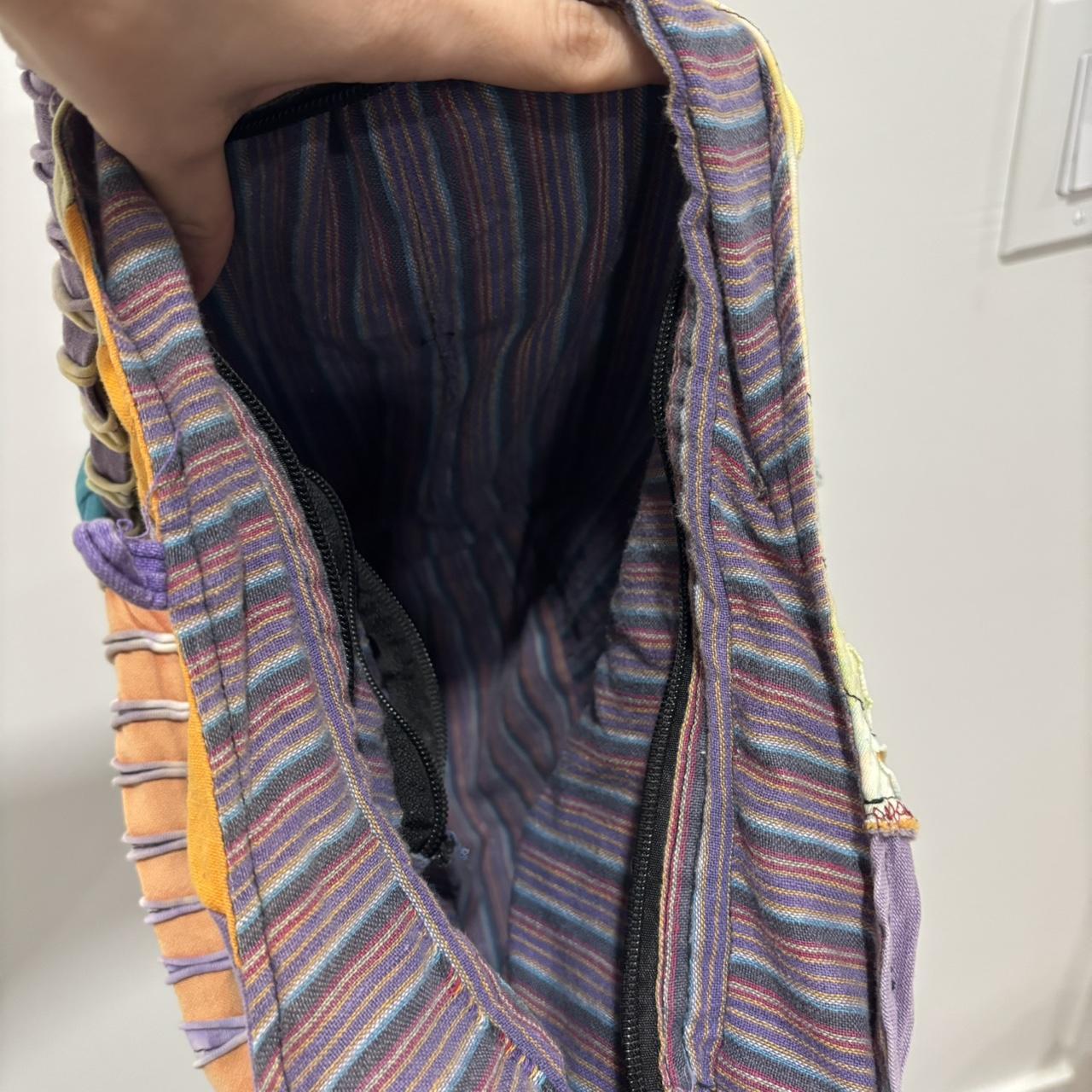 Women's Bag - Multi – Multicoloured patchwork pea… - image 3