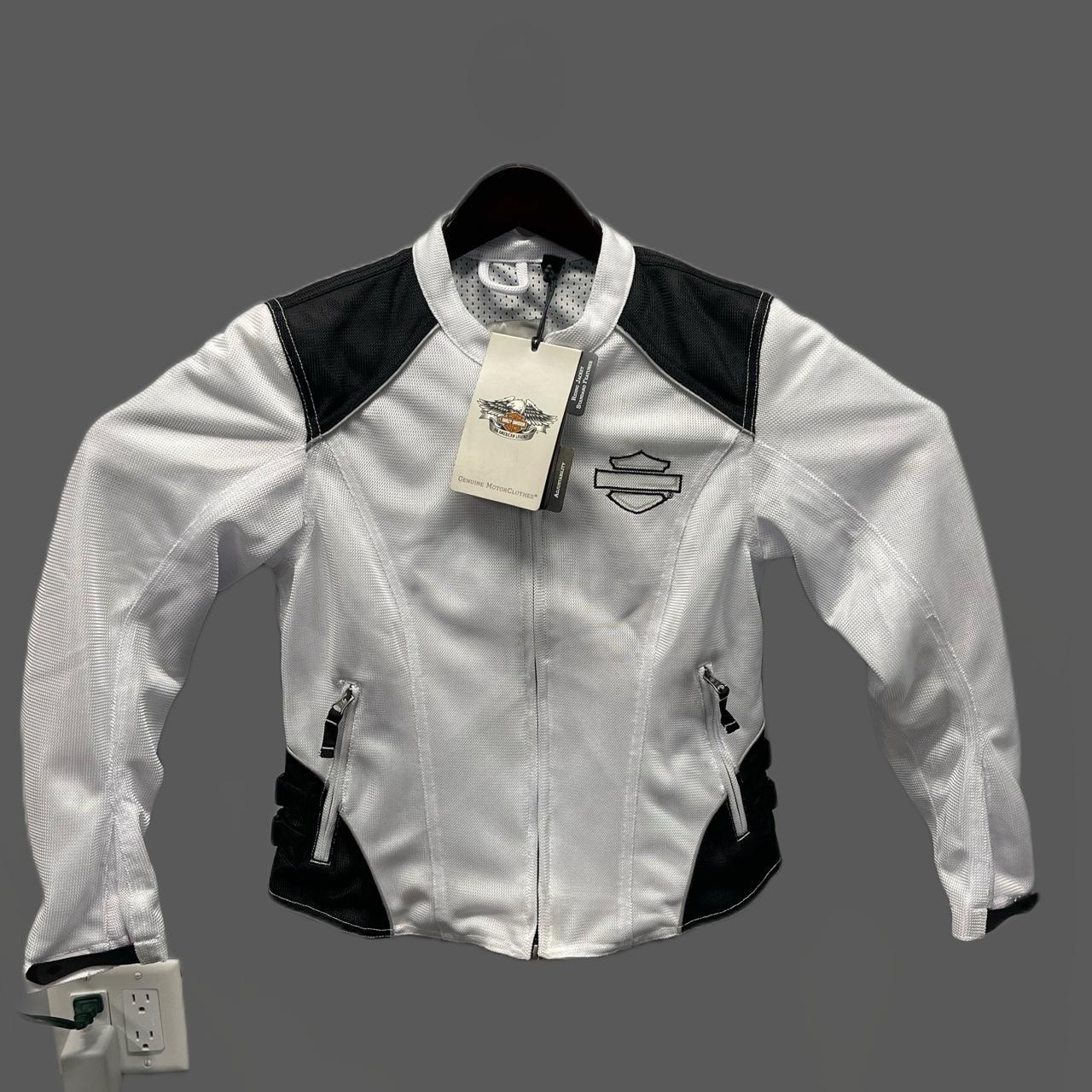 Harley davidson womens hotsell white mesh jacket