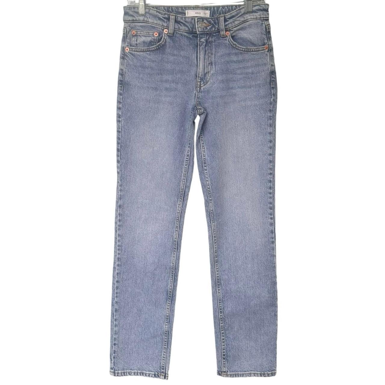 Mango Women's High waisted Faded Jeans - Blue - 28" – Mango Womens Size 4 High Waisted Jeans …