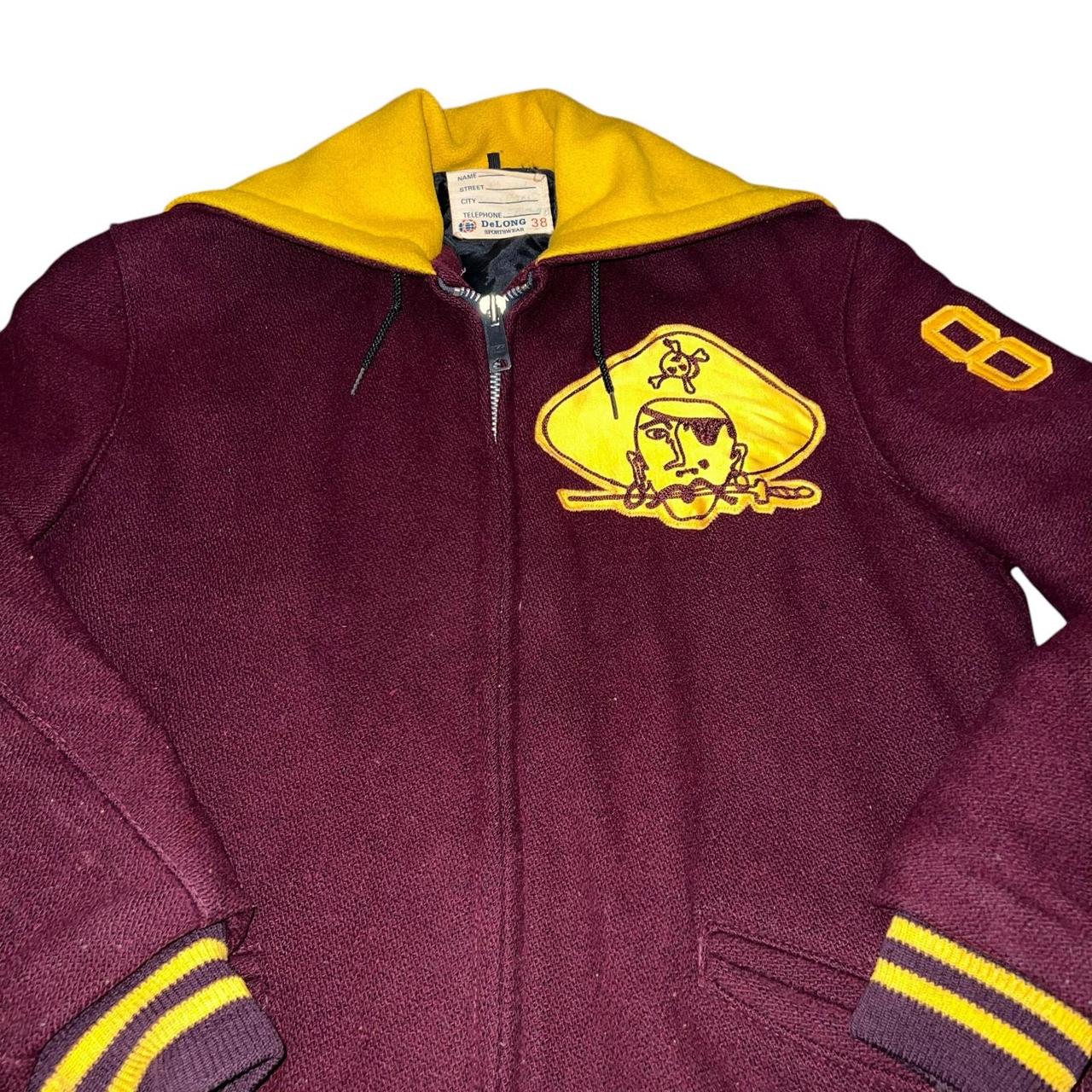 Source Unknown Women's Jacket - Burgundy/Gold – V… - image 5