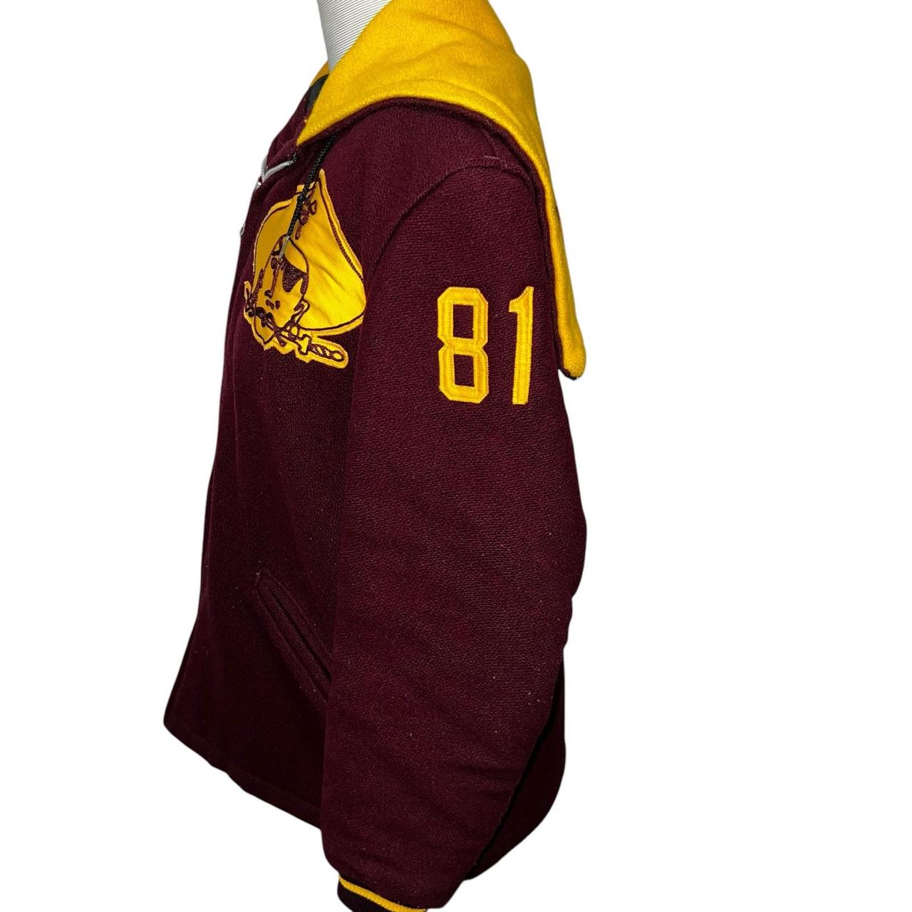 Source Unknown Women's Jacket - Burgundy/Gold – V… - image 2