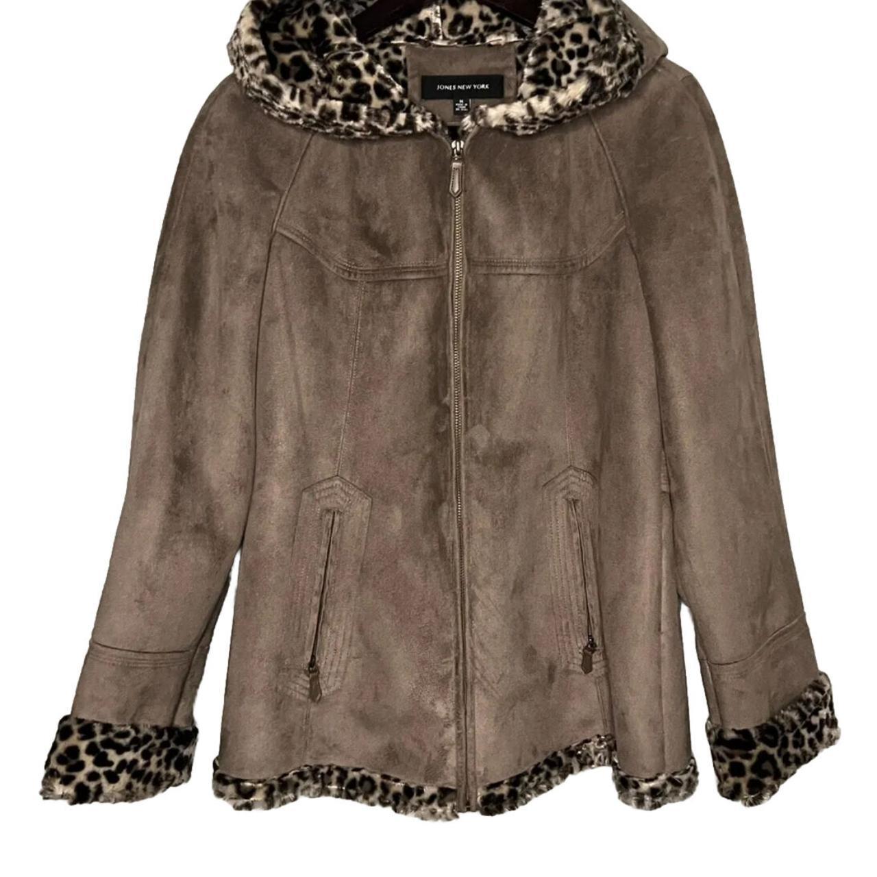 Jones new york leopard coat hotsell