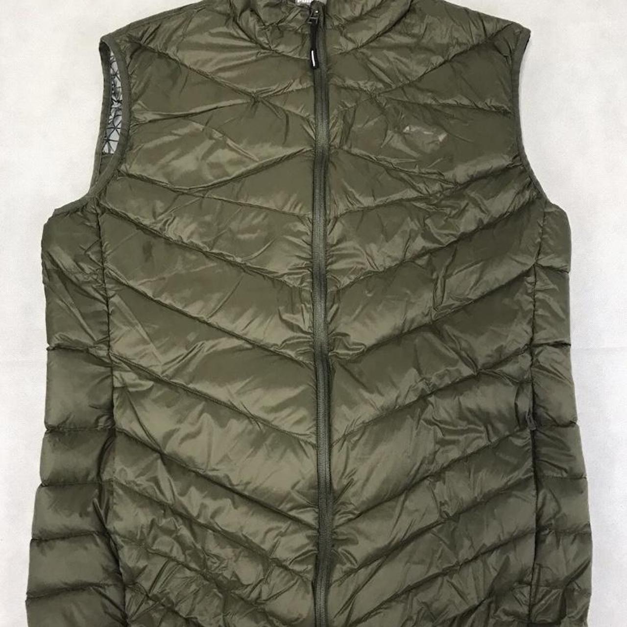 Men’s Goose Down Vest.. great olive color and... - Depop