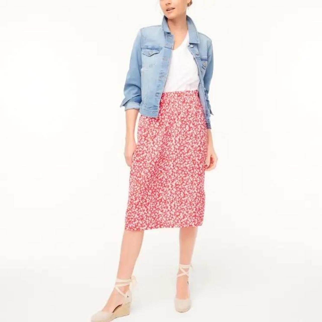 J crew white skirt best sale