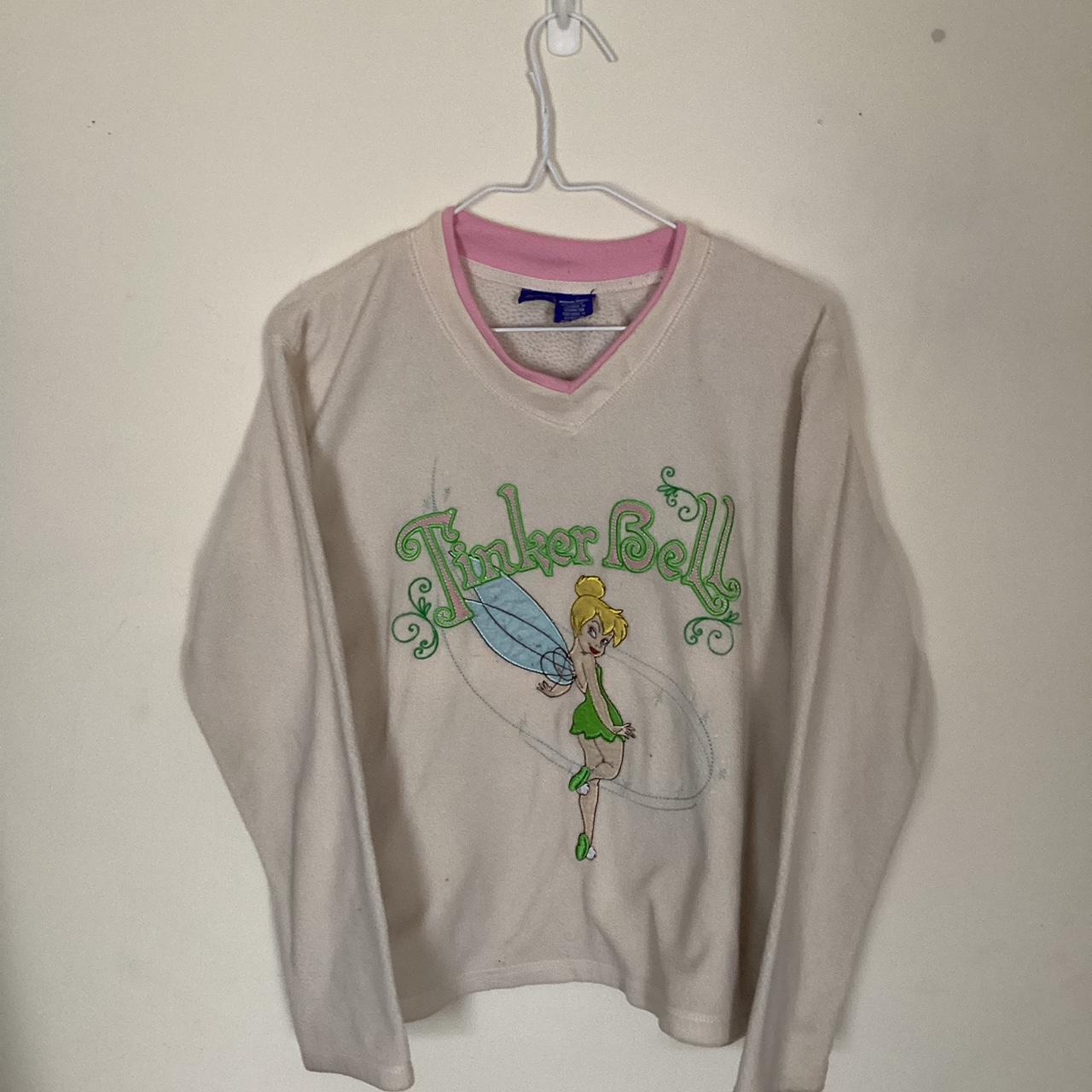 Tinkerbell Disney hoodie 🧚🏻‍♀️. Is a junior XL but fits - Depop