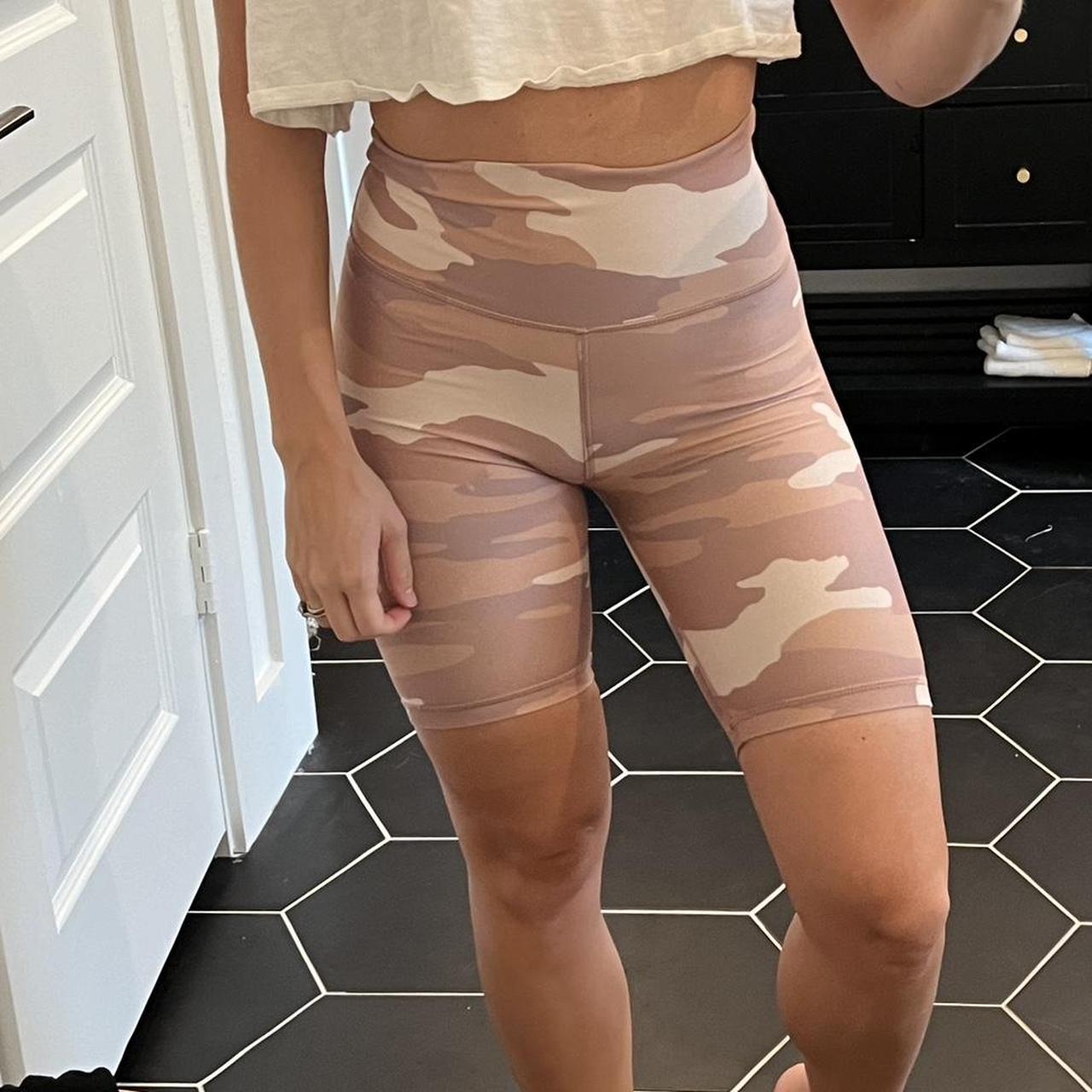 Aerie camo best sale biker shorts