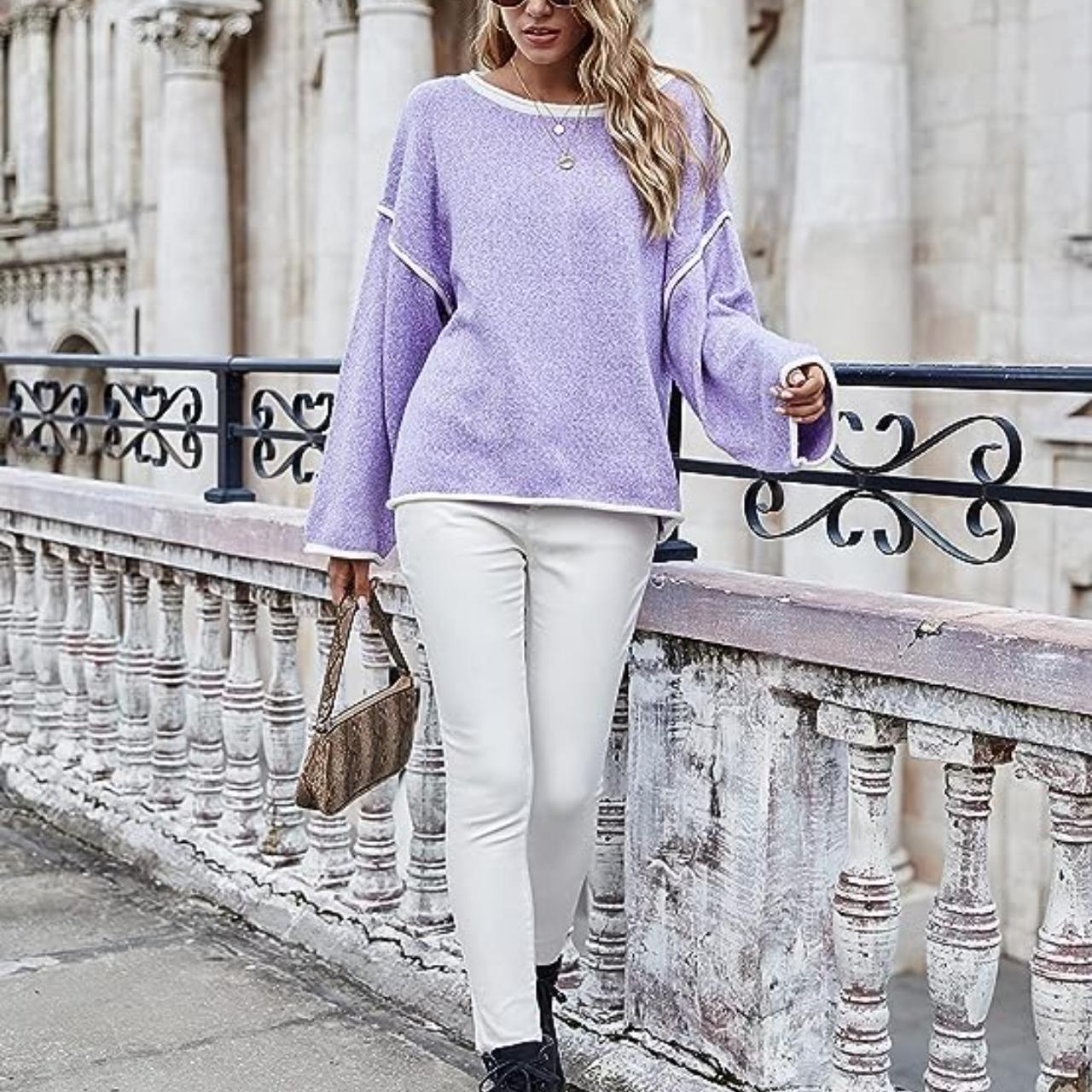 Violet sweater outlet outfit