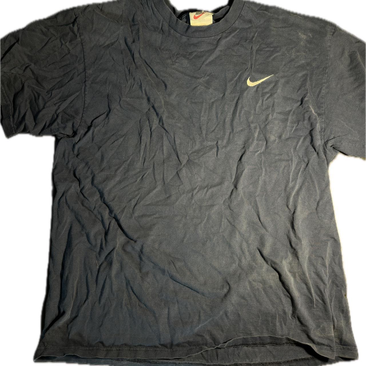 Large blank Nike navy shirt Depop