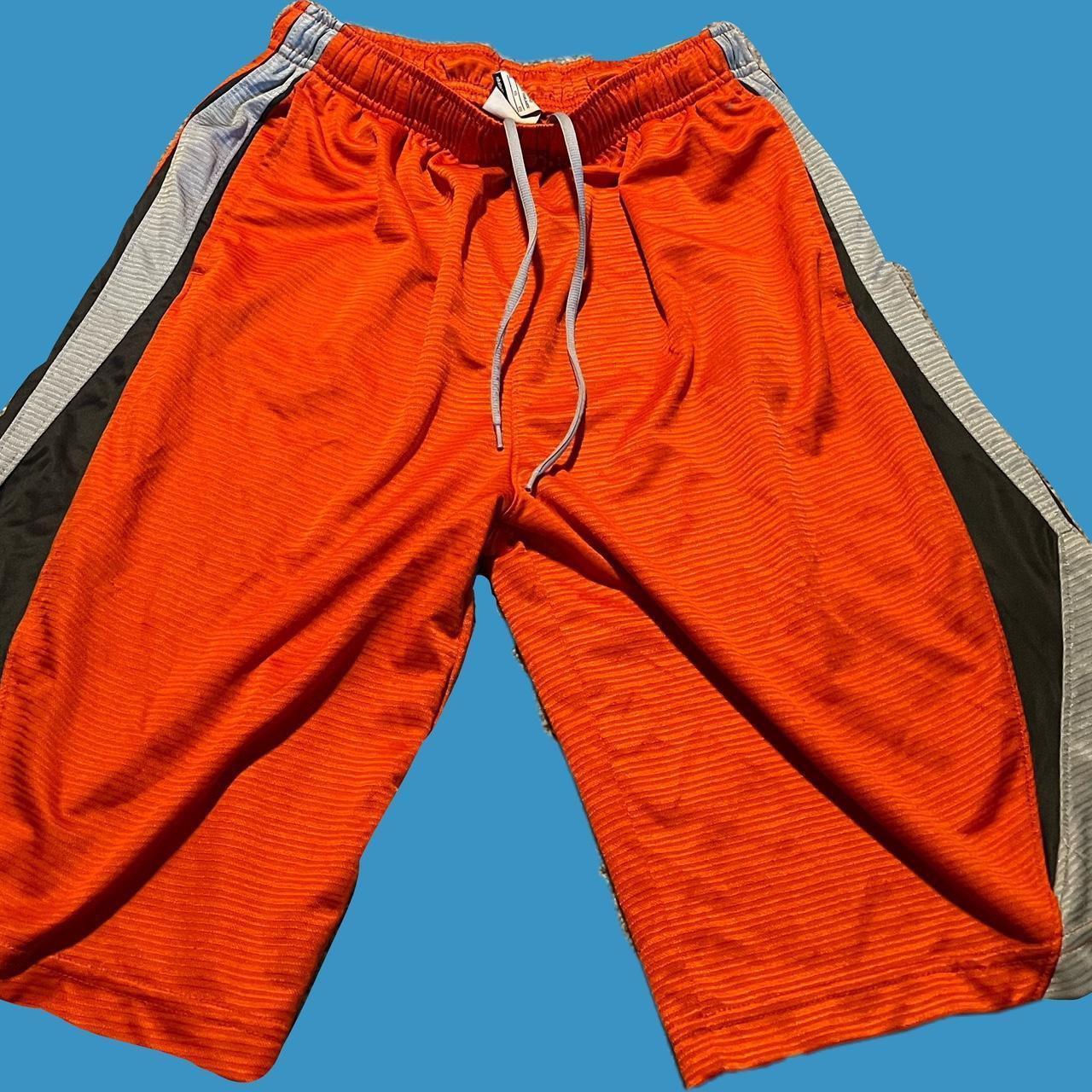 mens nike orange shorts