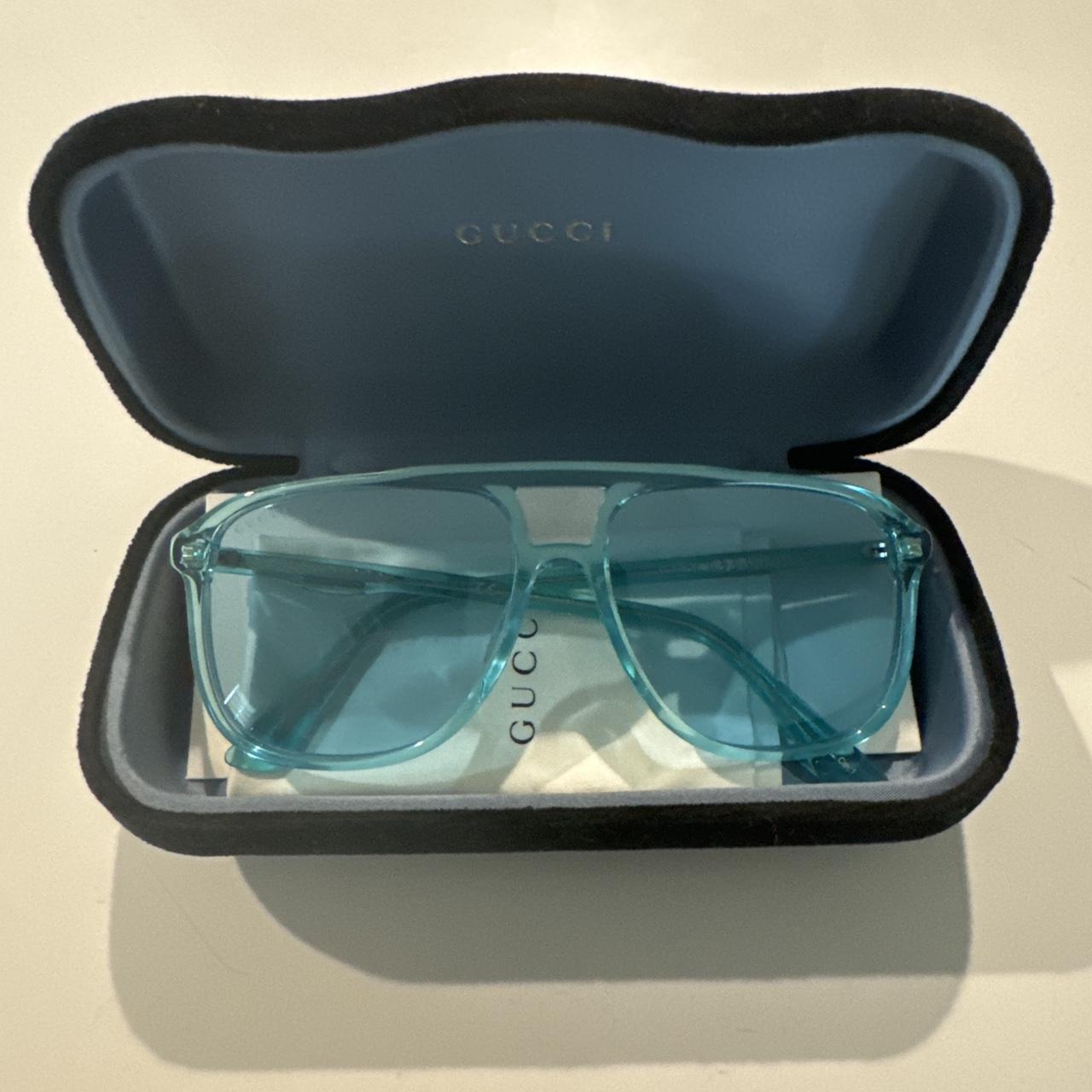 baby blue gucci sunglasses