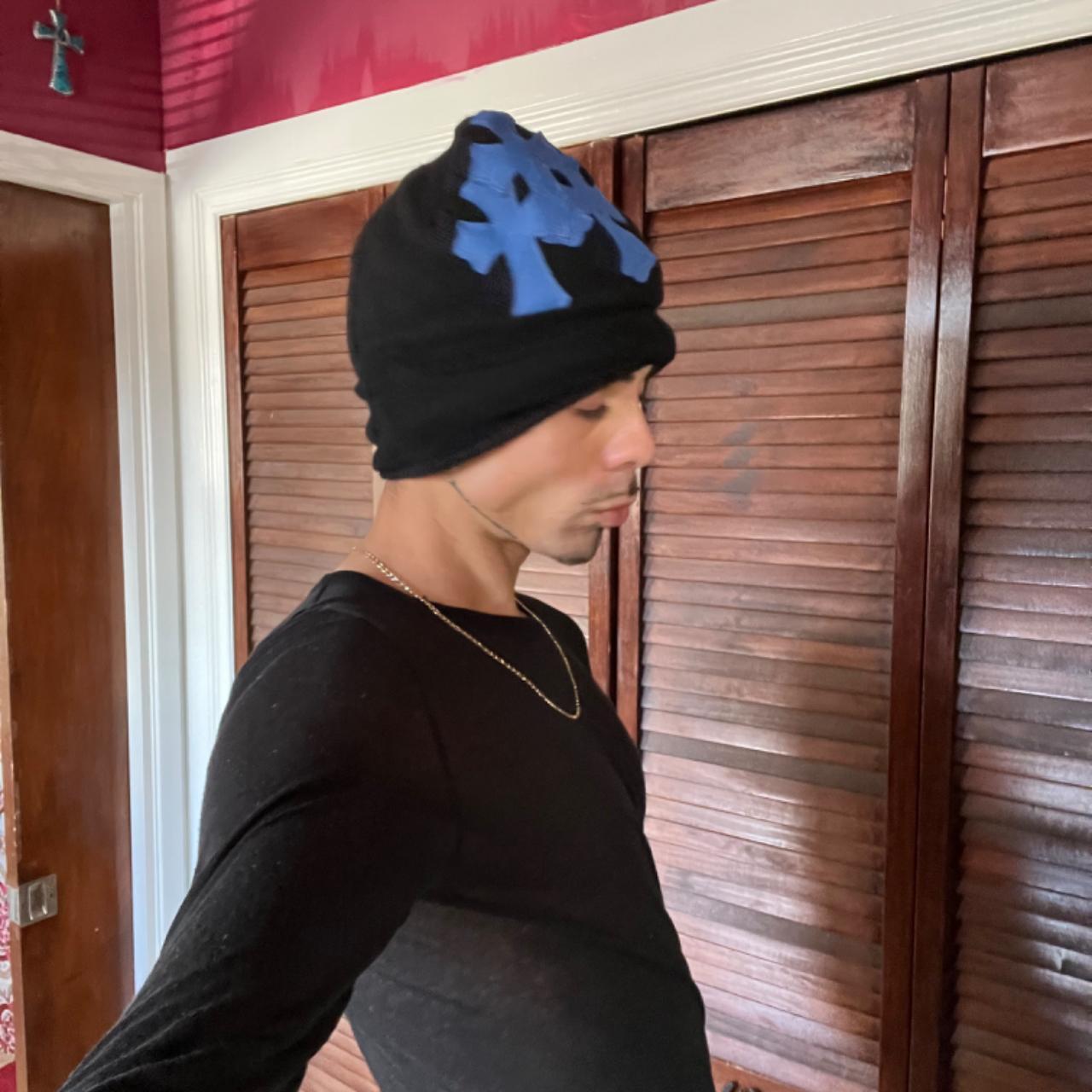 CHROME HEARTS CASHMERE BEANIE RARE | Depop